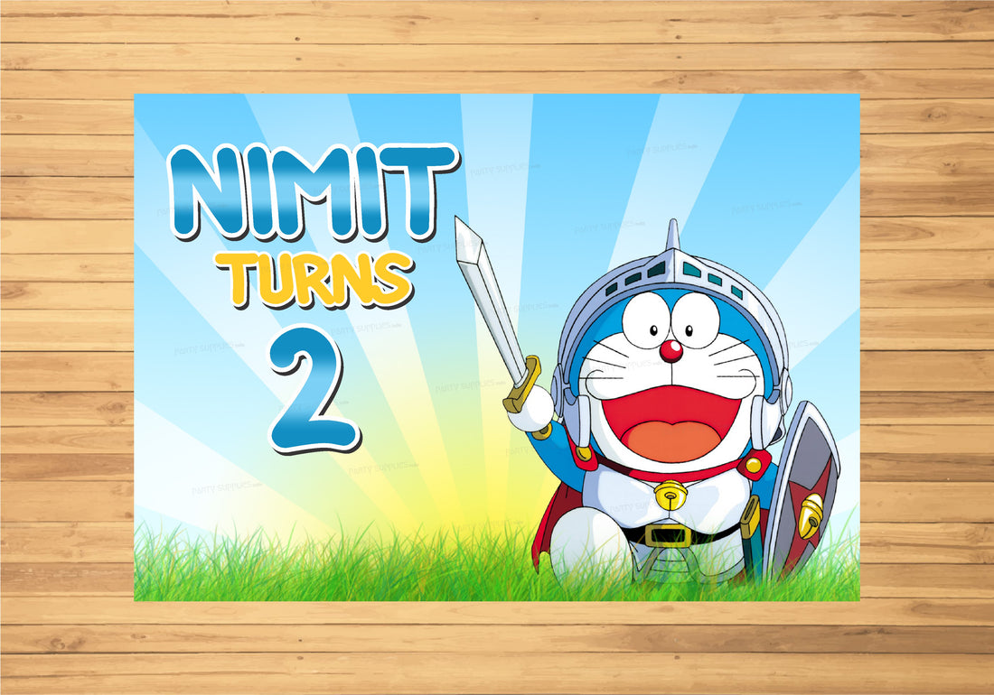 Doraemon Theme Backdrop