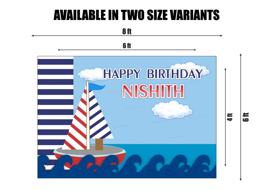 Sailor Theme Customized Backdrop