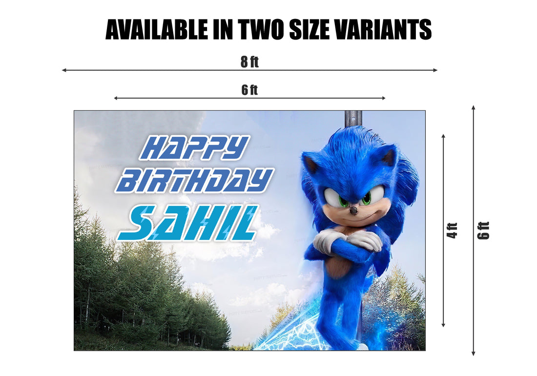 Sonic the Hedgehog Theme Backdrop