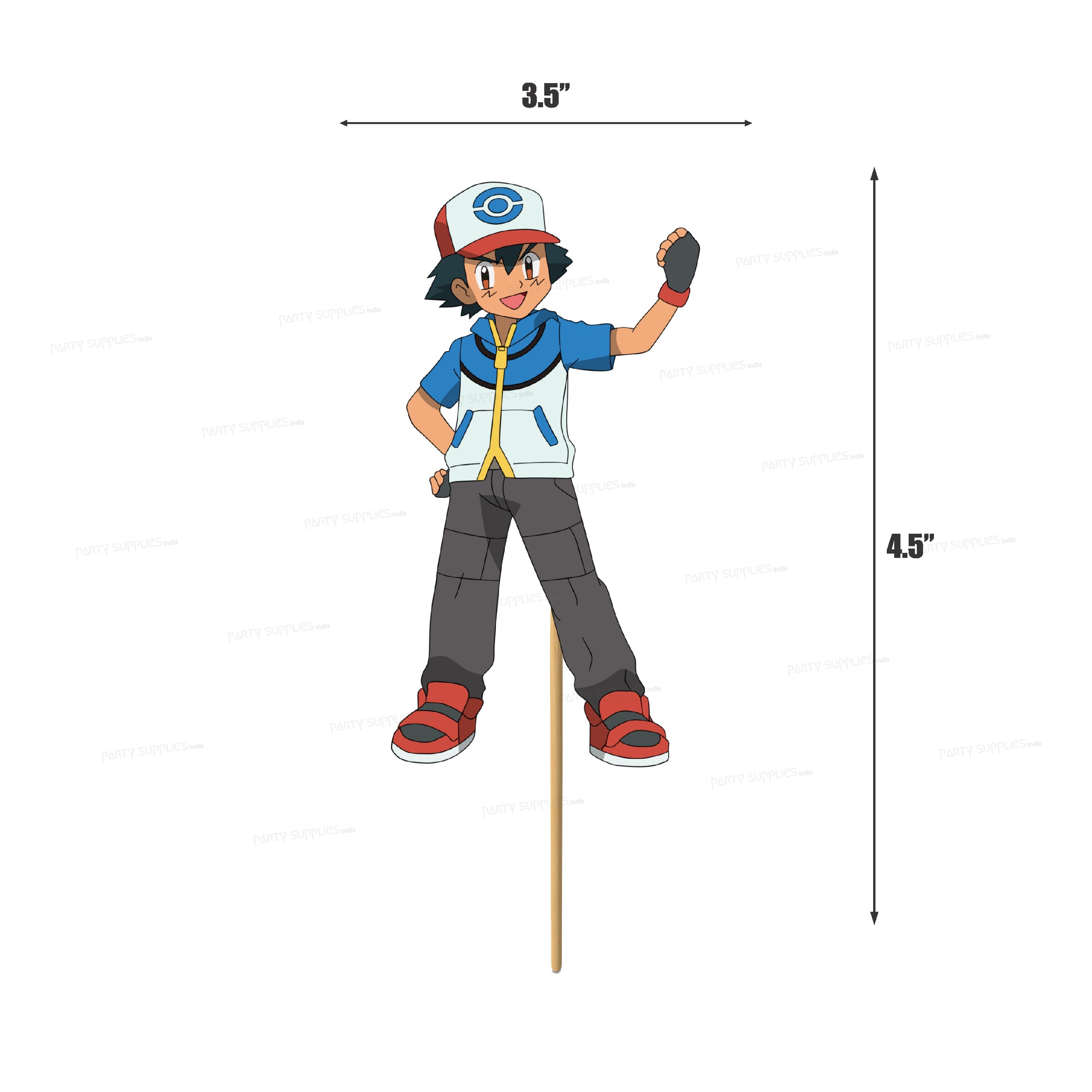 Pokemon Customized Theme Cup Cake Topper