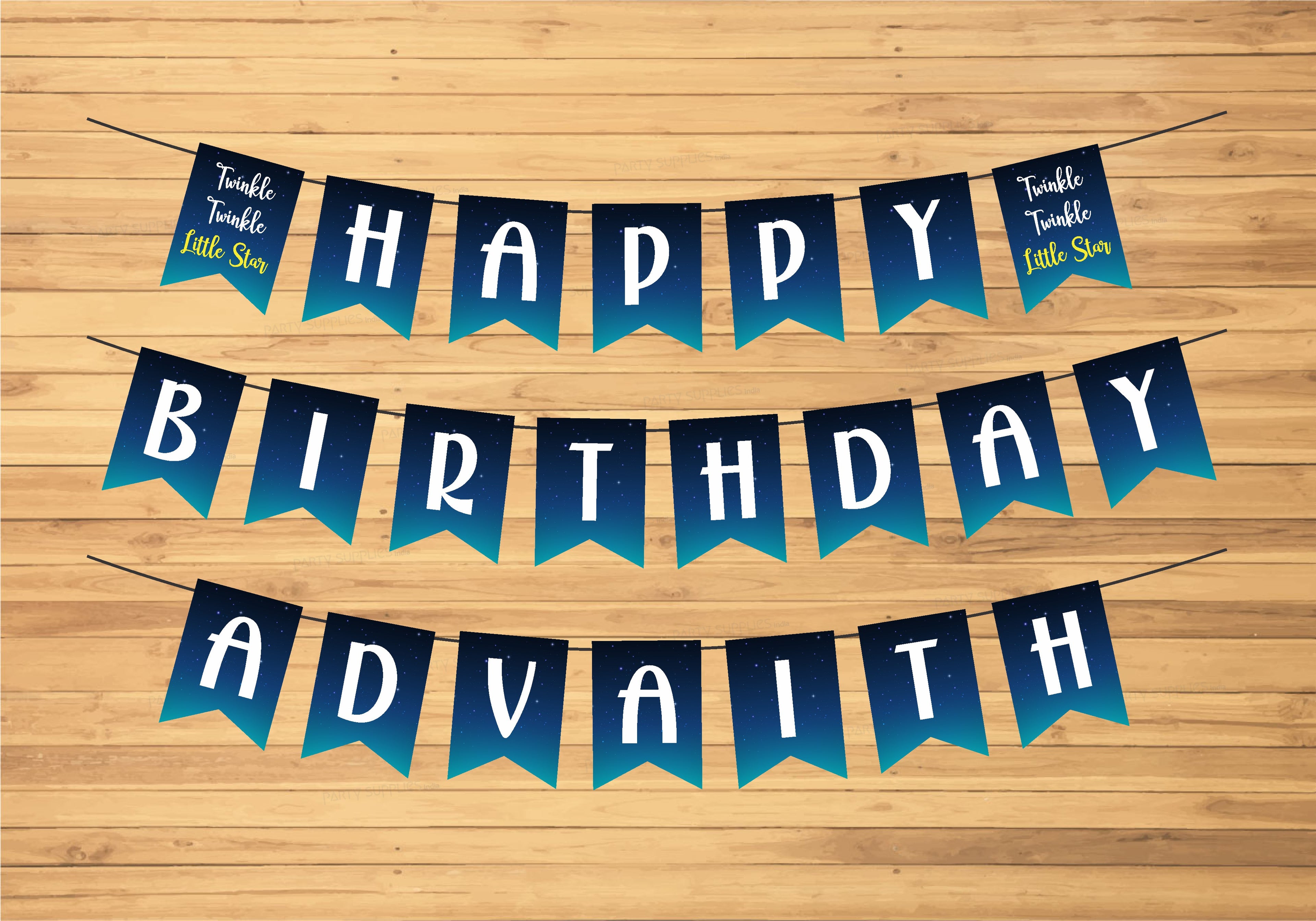 Twinkle Twinkle Little Star Boy Theme Hanging