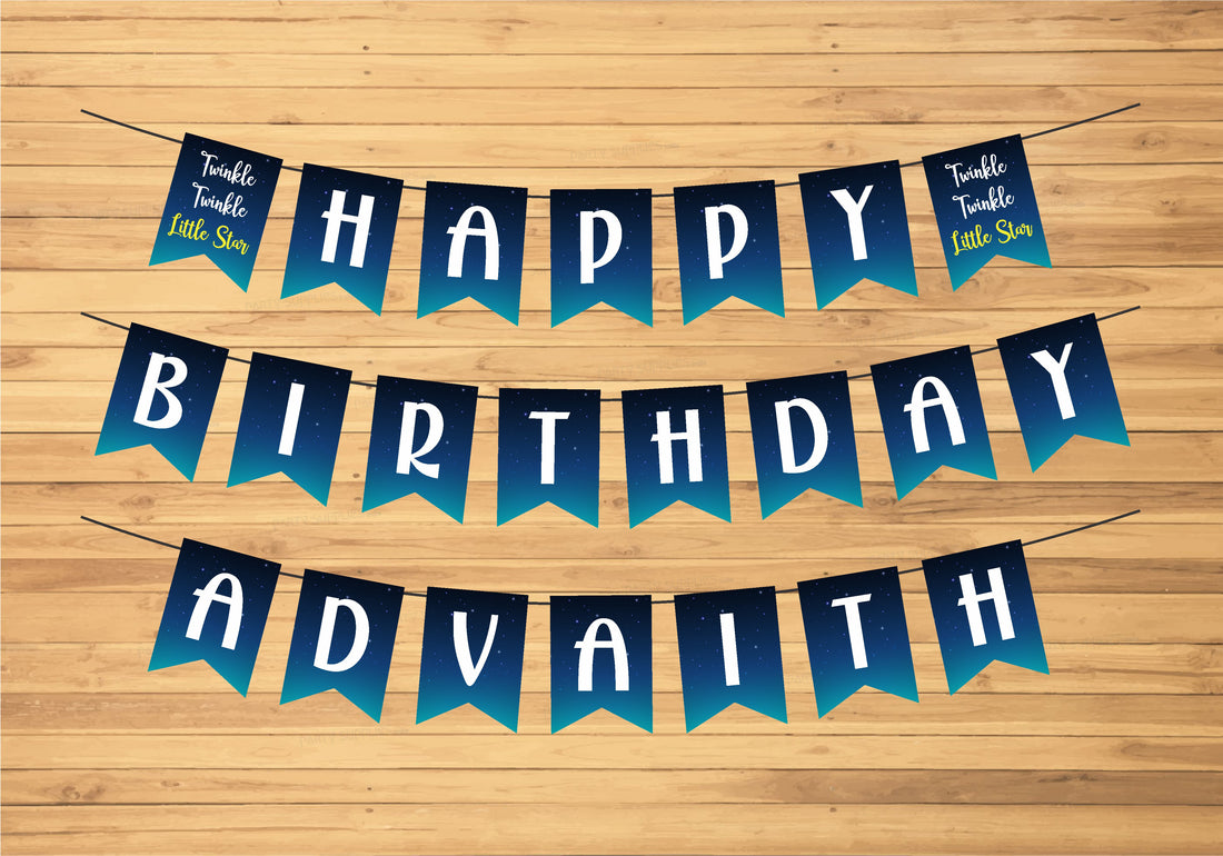 Twinkle Twinkle Little Star Boy Theme Hanging