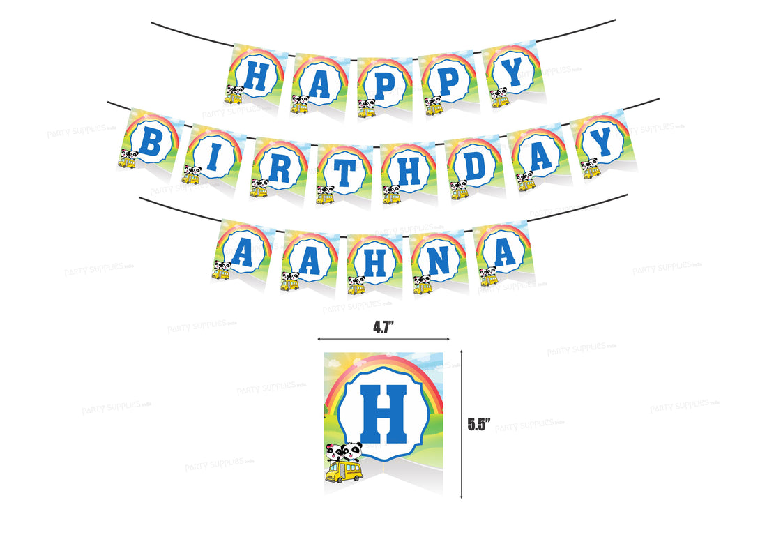 Baby Bus Theme Customized Hanging