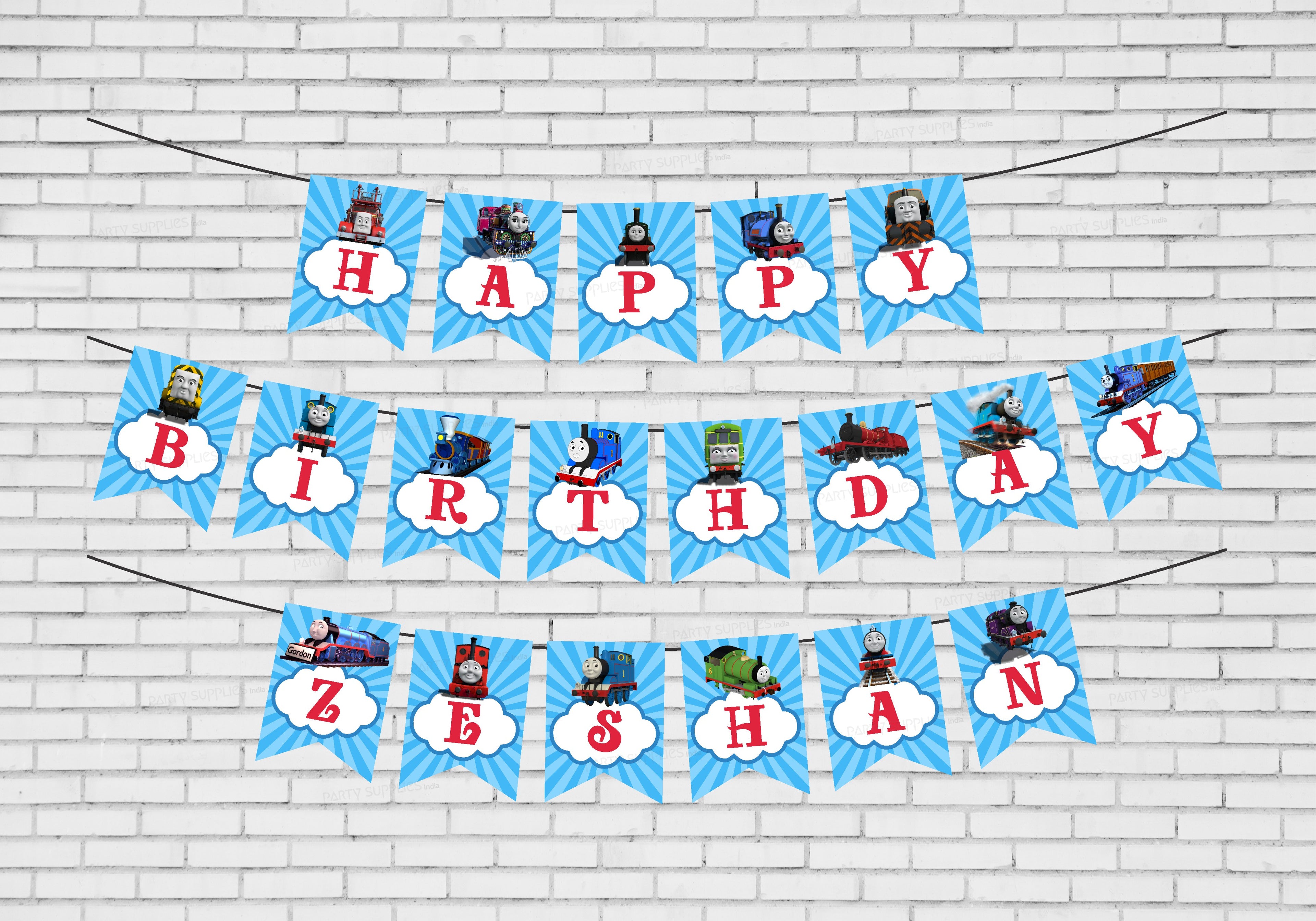 Thomas and Friends Theme Personalized Hanging