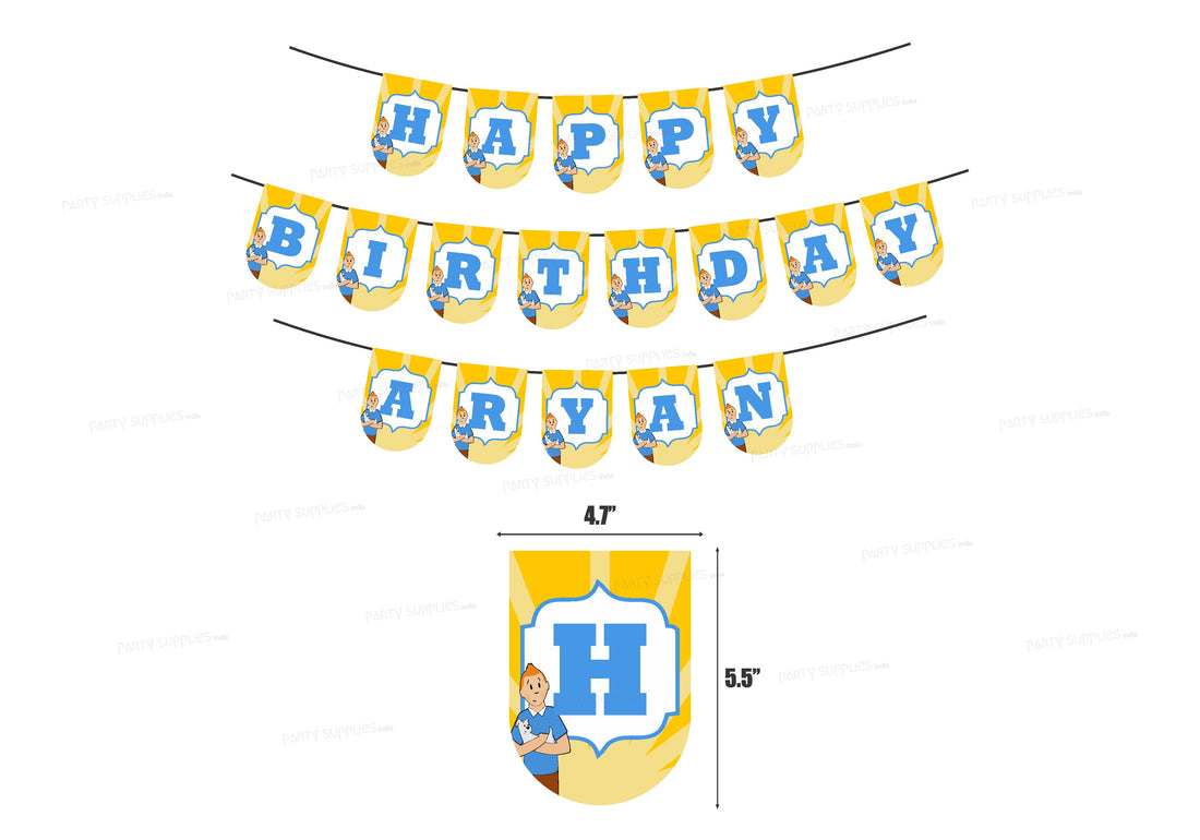 Tintin Theme Personalized Hanging