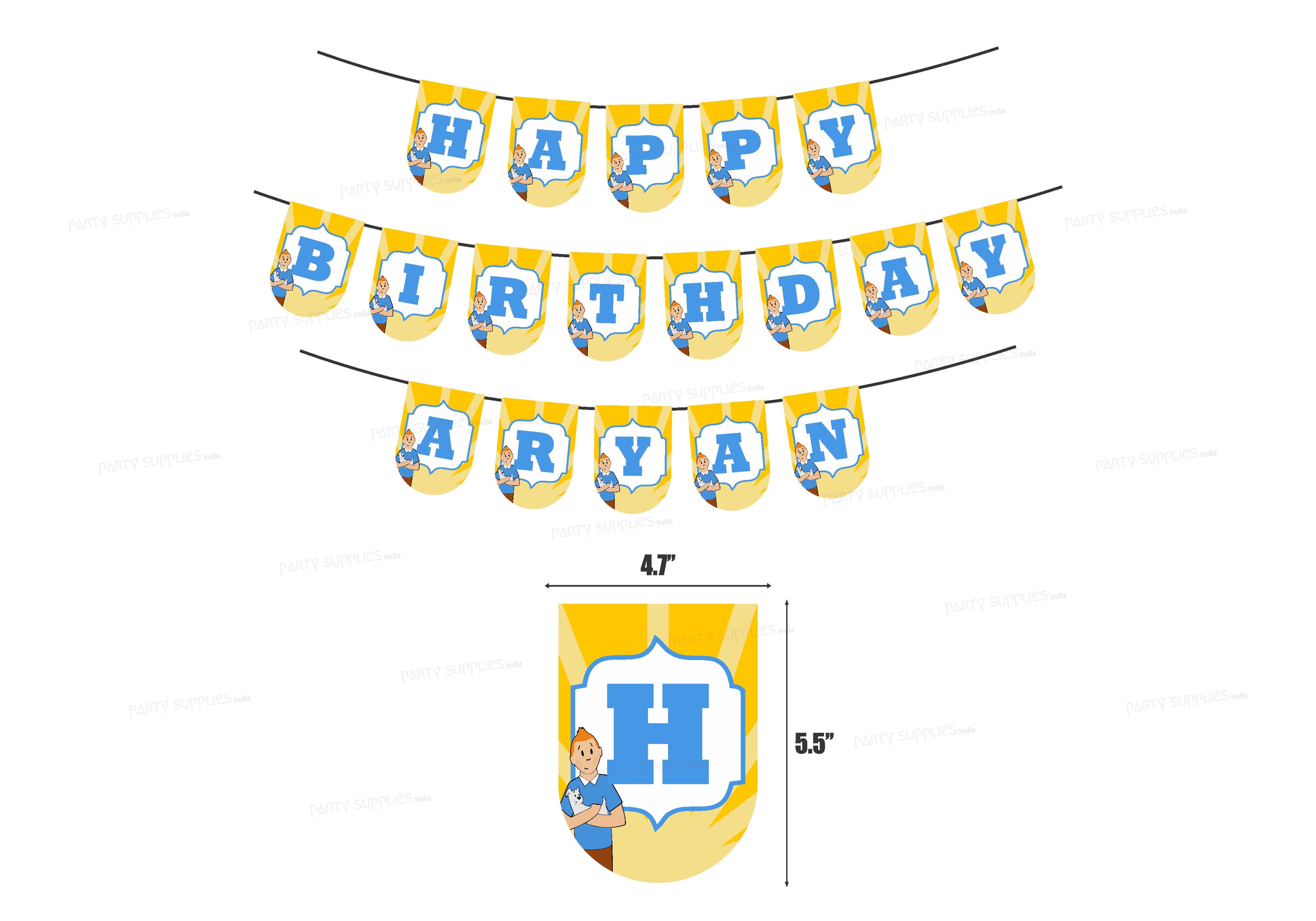 Tintin Theme Personalized Hanging