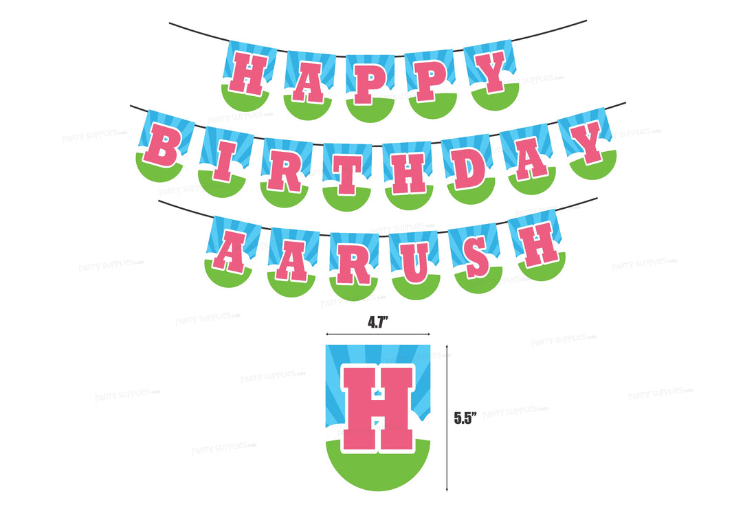 Baby Bus Theme Personalized Hanging