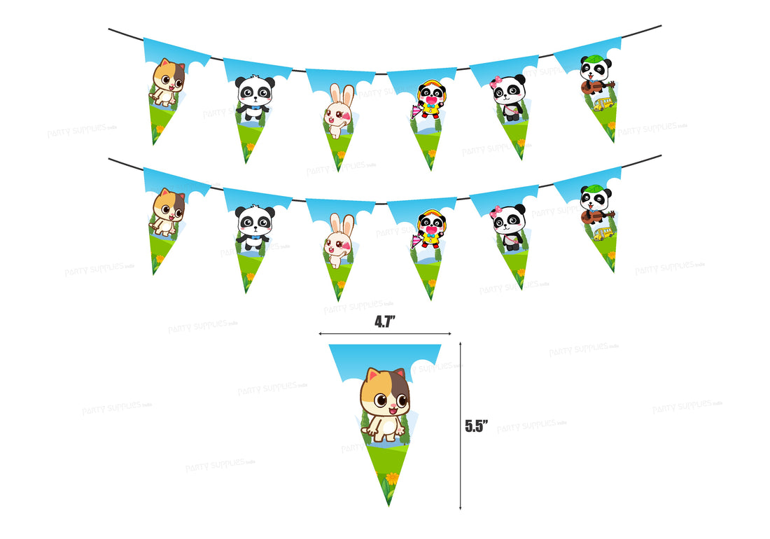Baby Bus Theme Flag Bunting
