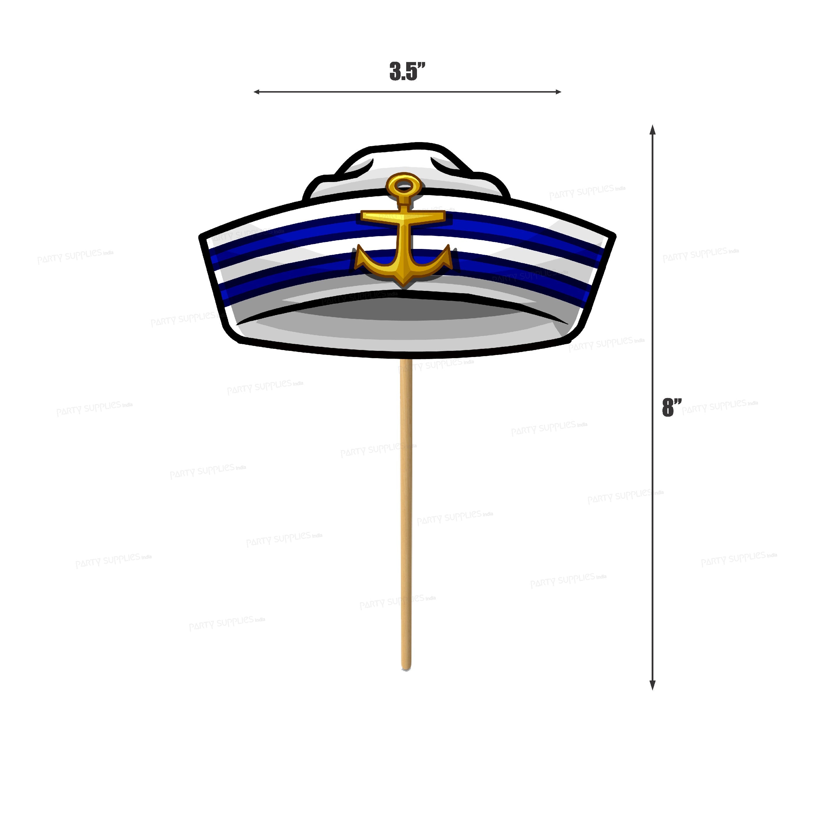Sailor Theme Classic Cup Cake Topper