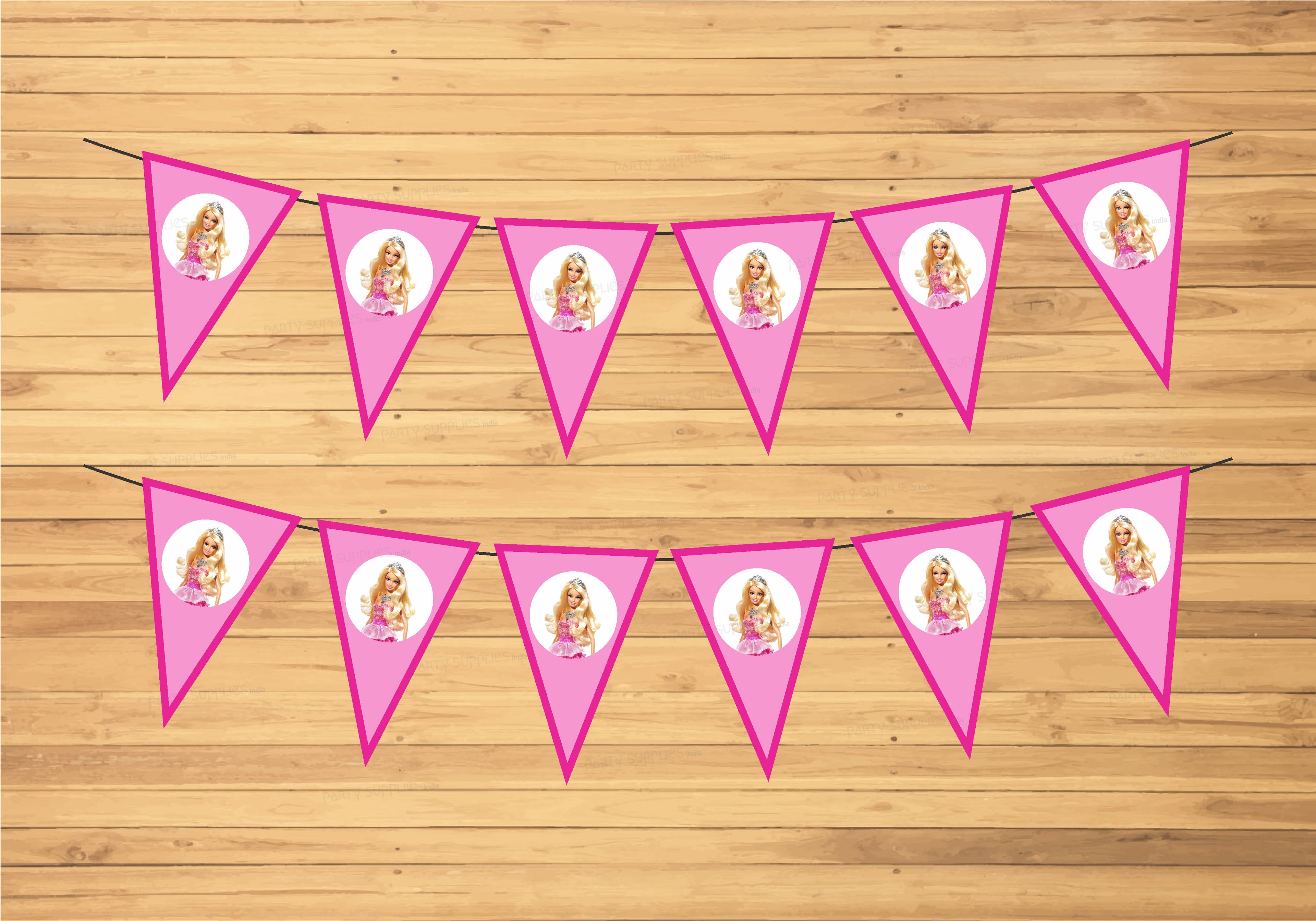 Barbie Theme Flag Bunting