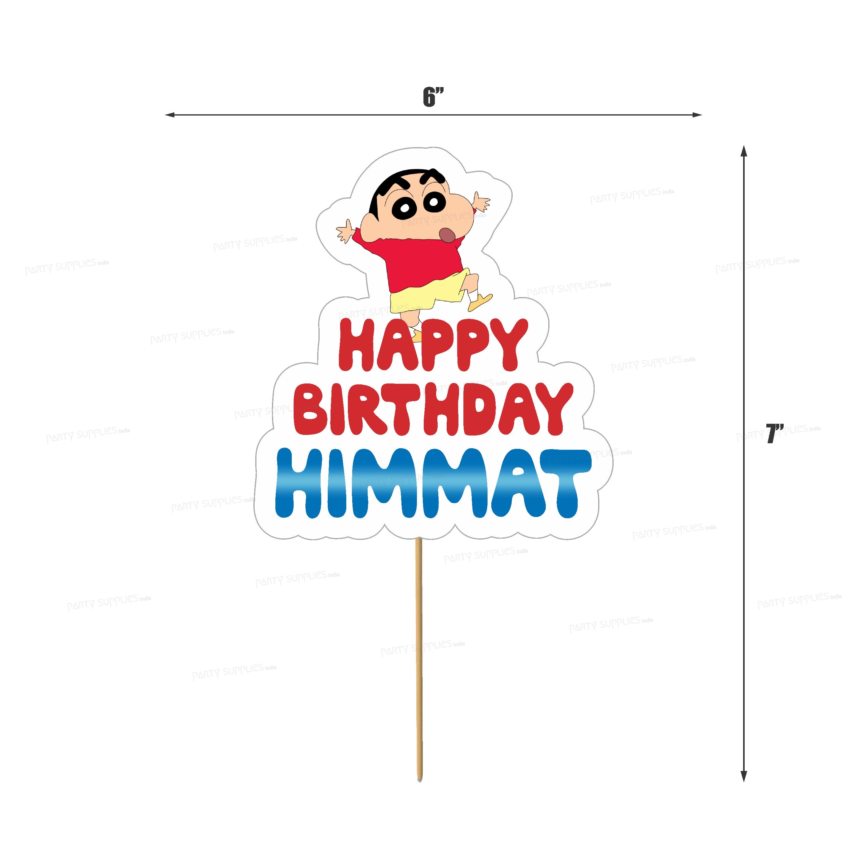 Shinchan Theme Cake Topper