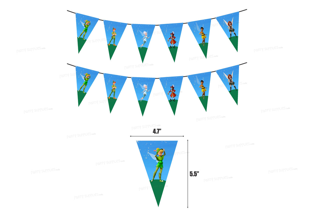 Tinker Bell Theme Flag Bunting