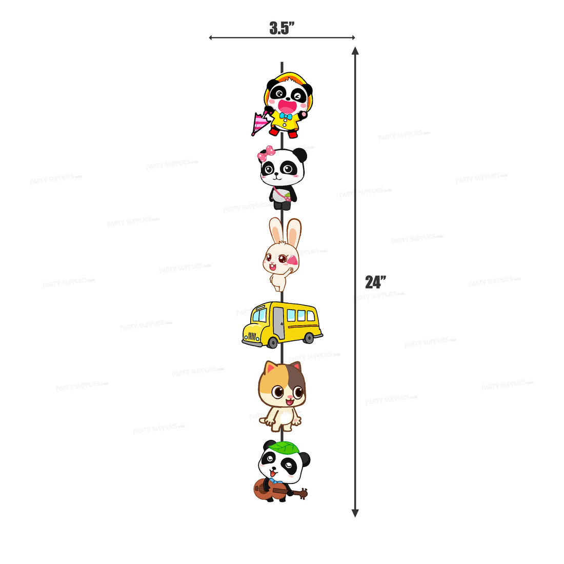 Baby Bus Theme Character Dangler