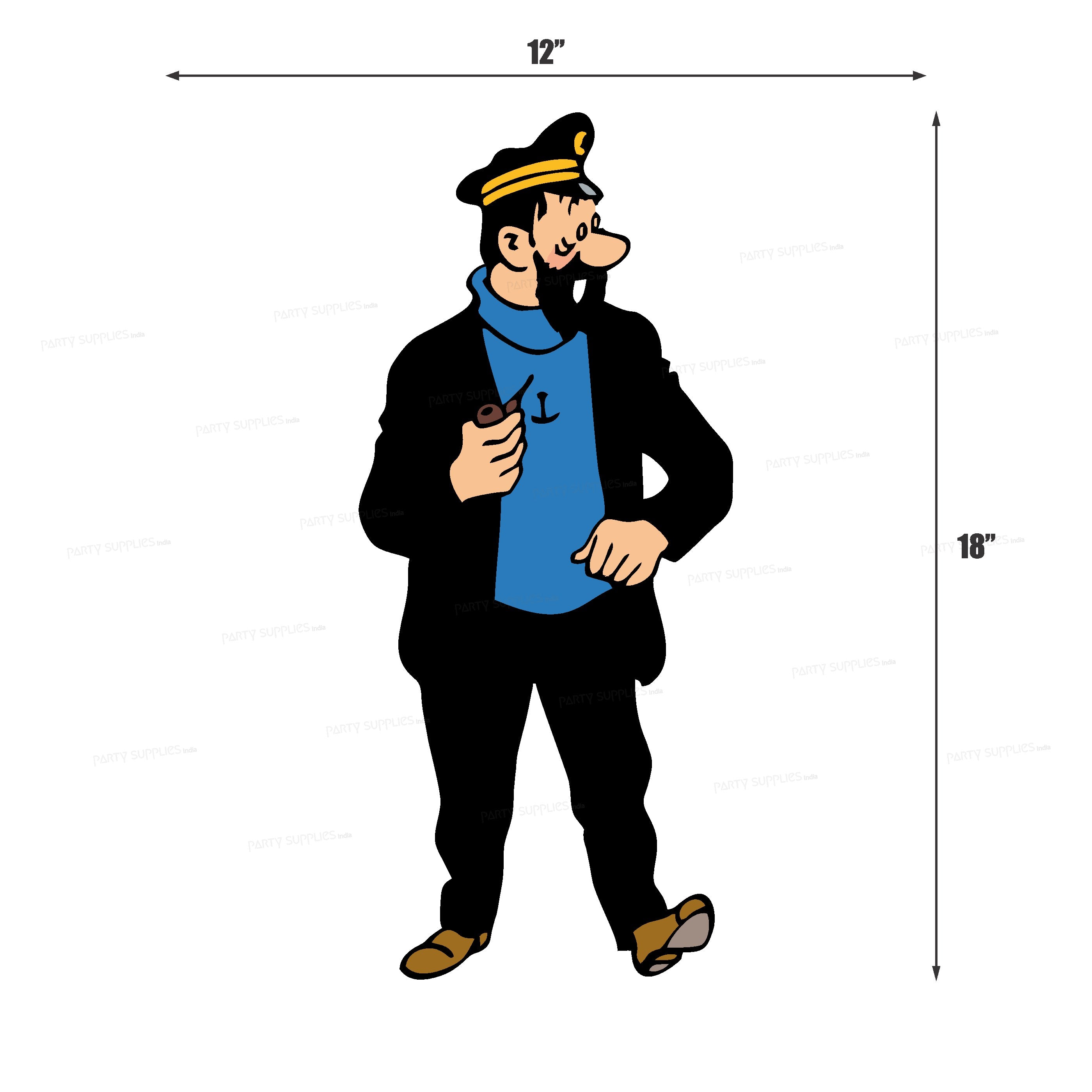 Tintin Theme Cutout TIN-01