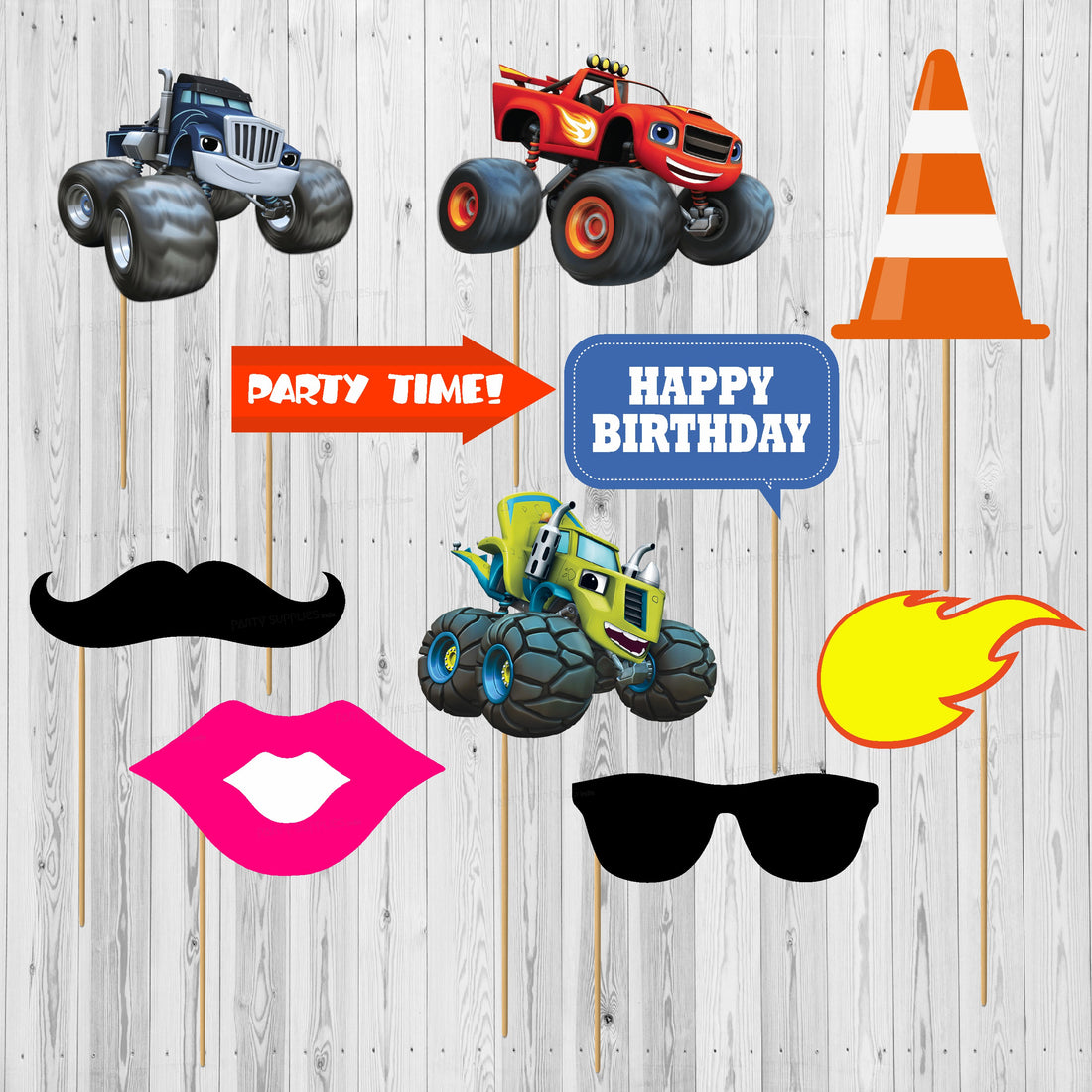 Blaze and the Monster Machines Theme Props