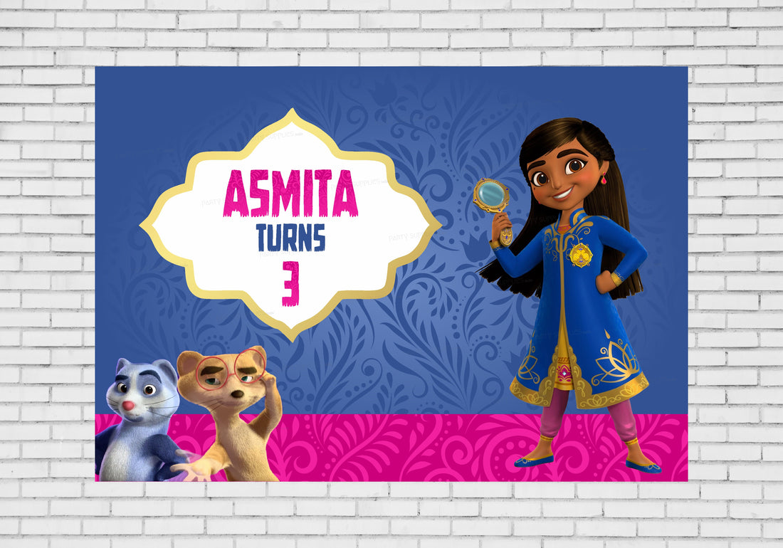 Mira Royal detective Theme Personalized Backdrop