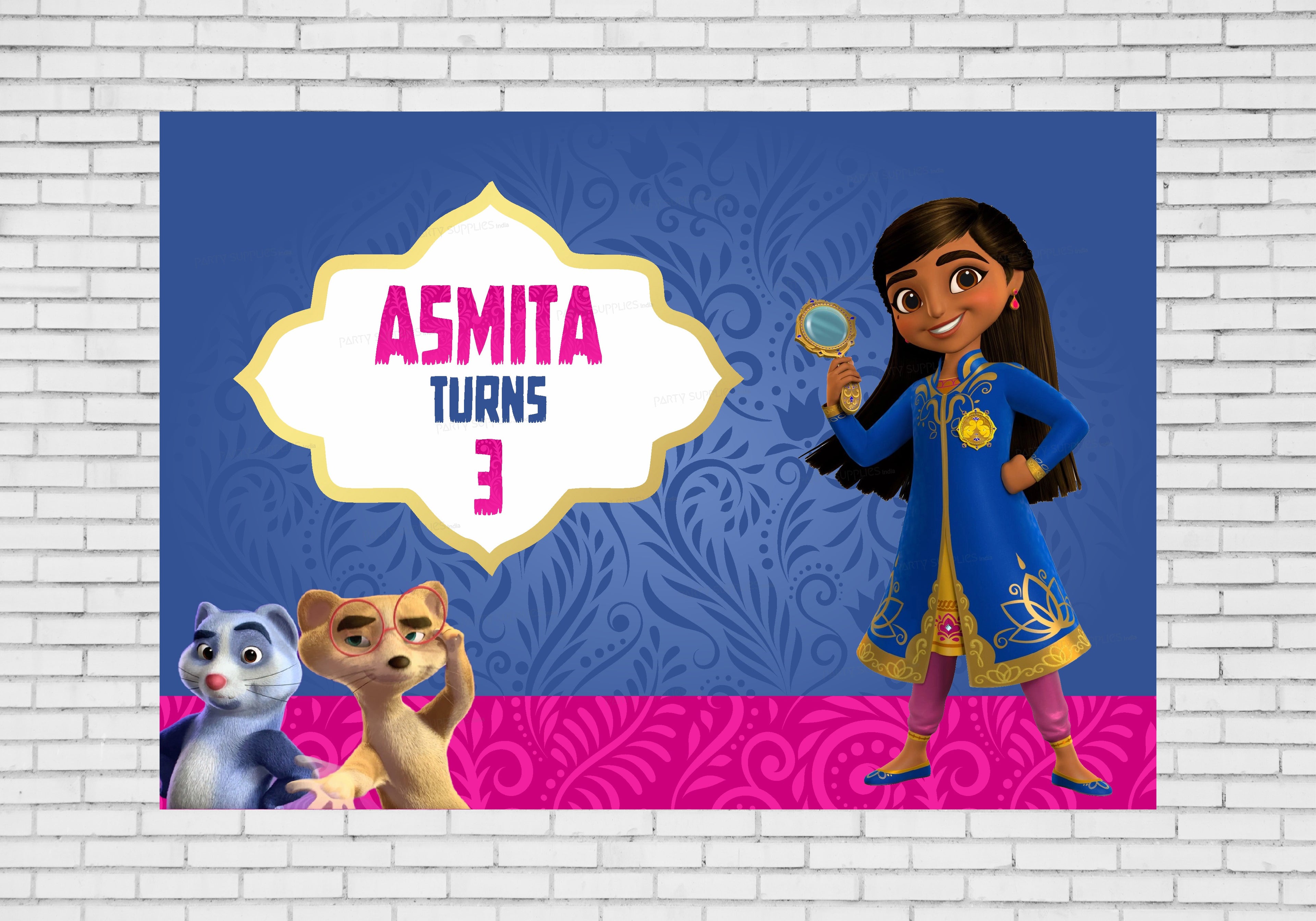 Mira Royal detective Theme Personalized Backdrop