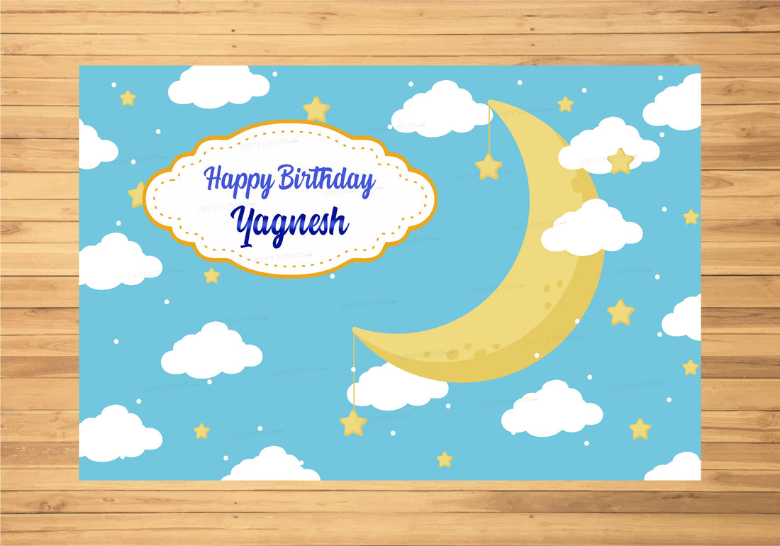 Twinkle Twinkle Little Star Boy Theme Customized Backdrop