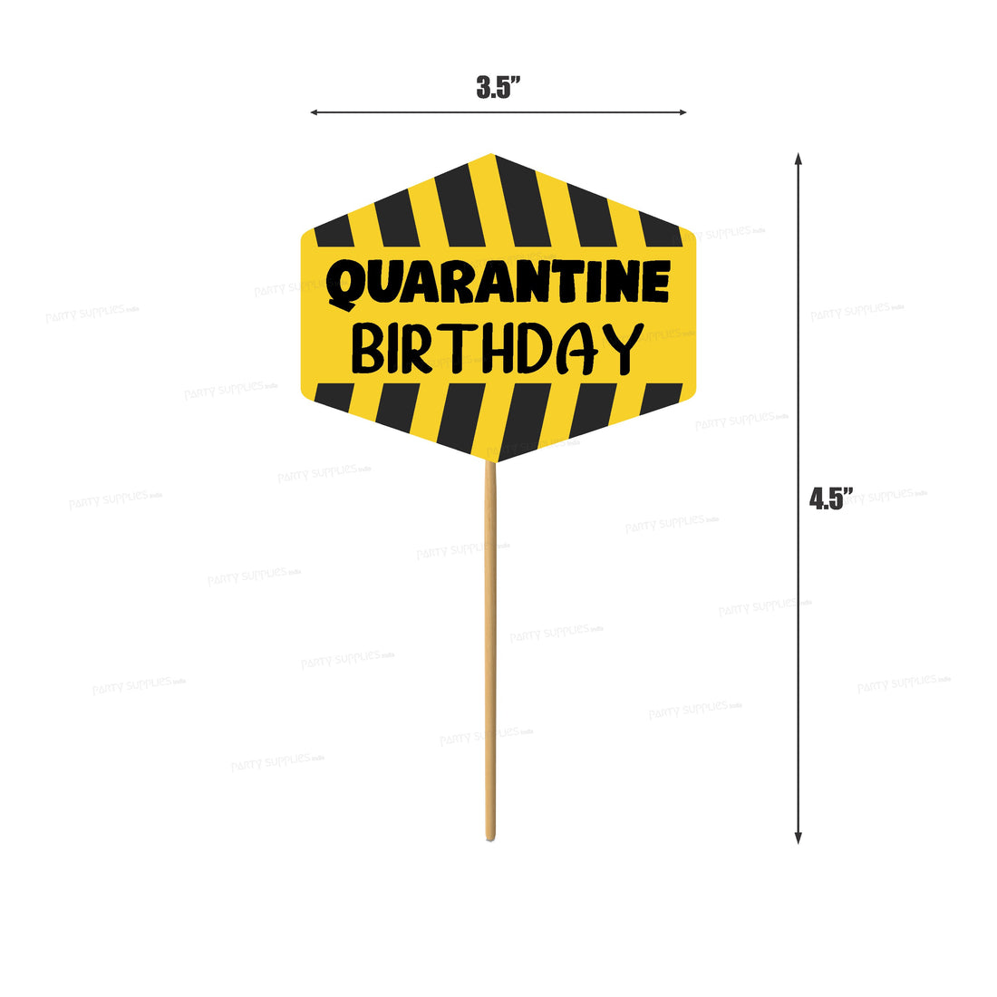 Quarantine Theme Customized Cup Cake Topper