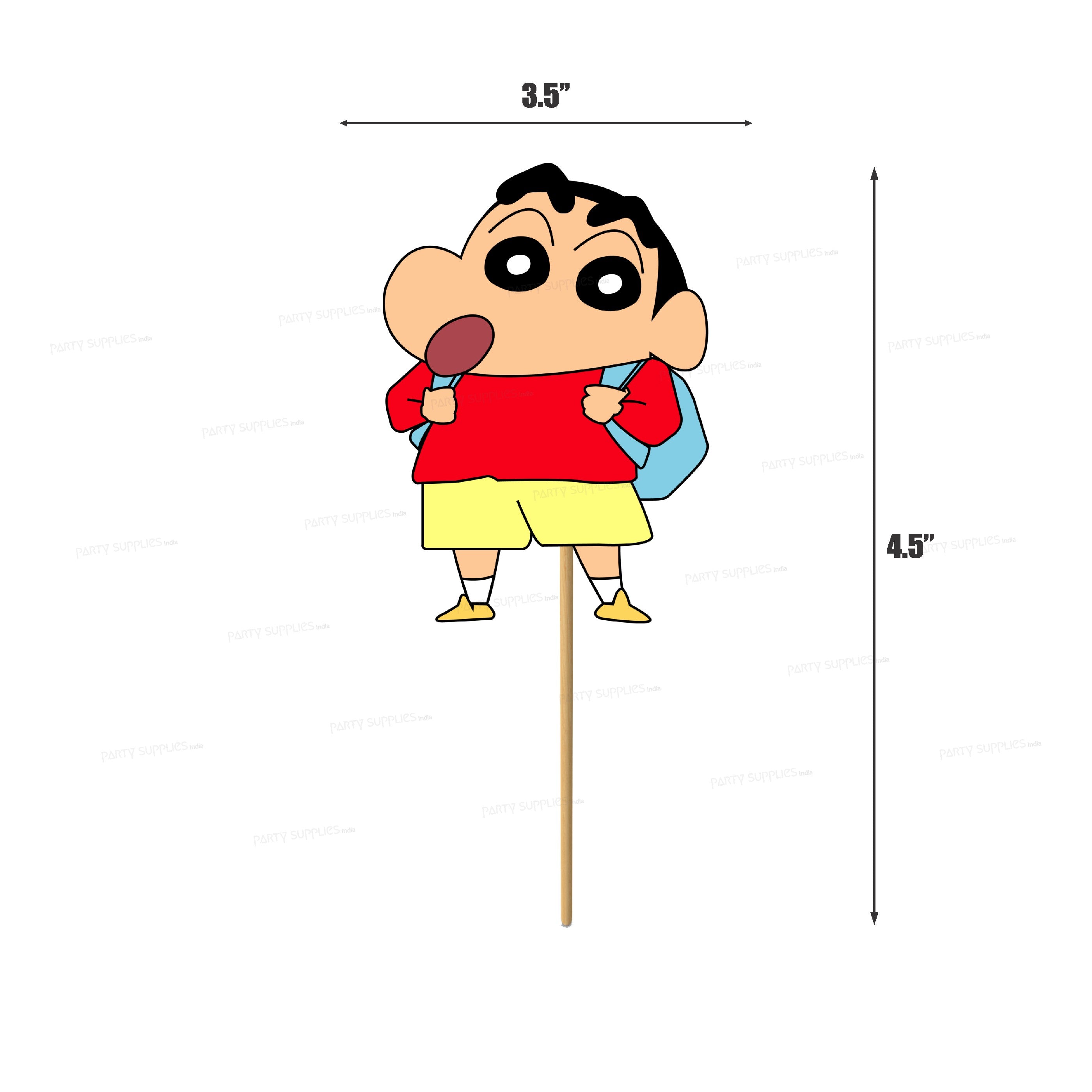 Shinchan Theme Cup Cake Topper