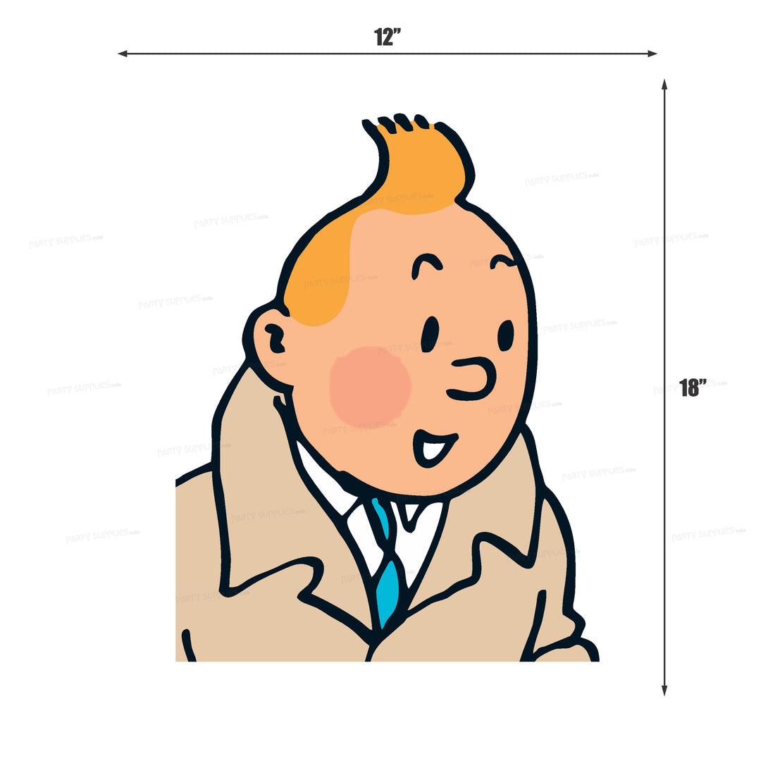 Tintin Theme Cutout TIN-05