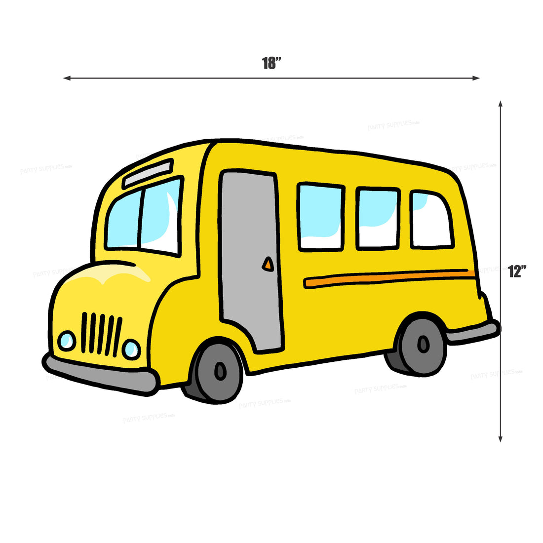 Baby Bus Theme Cutout BYS-05