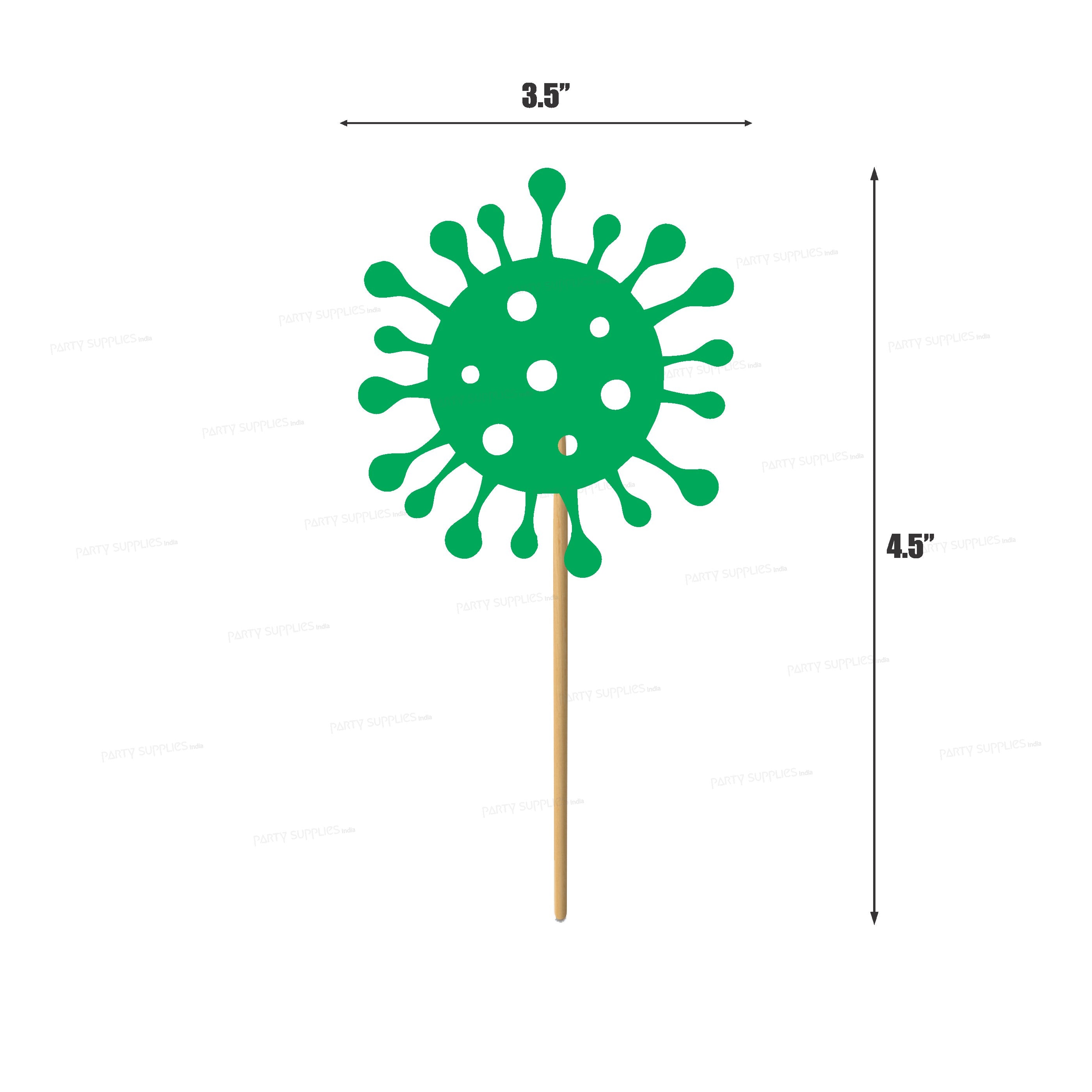 Quarantine Theme Cup Cake Topper - image 2 of 3 | Party Supplies India