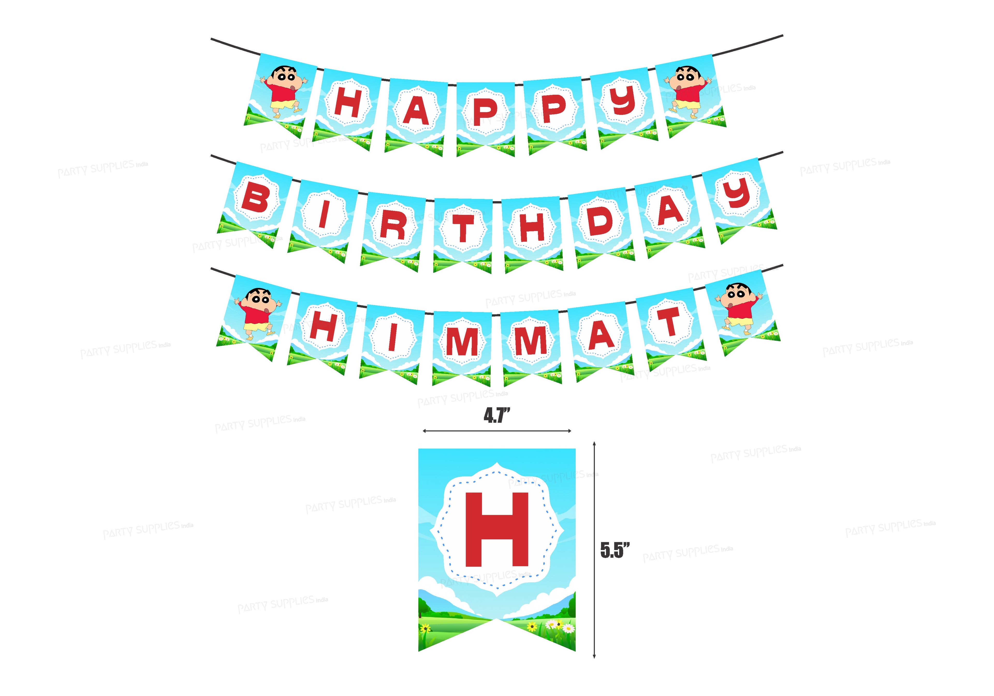 Shinchan Theme Personalized Hanging