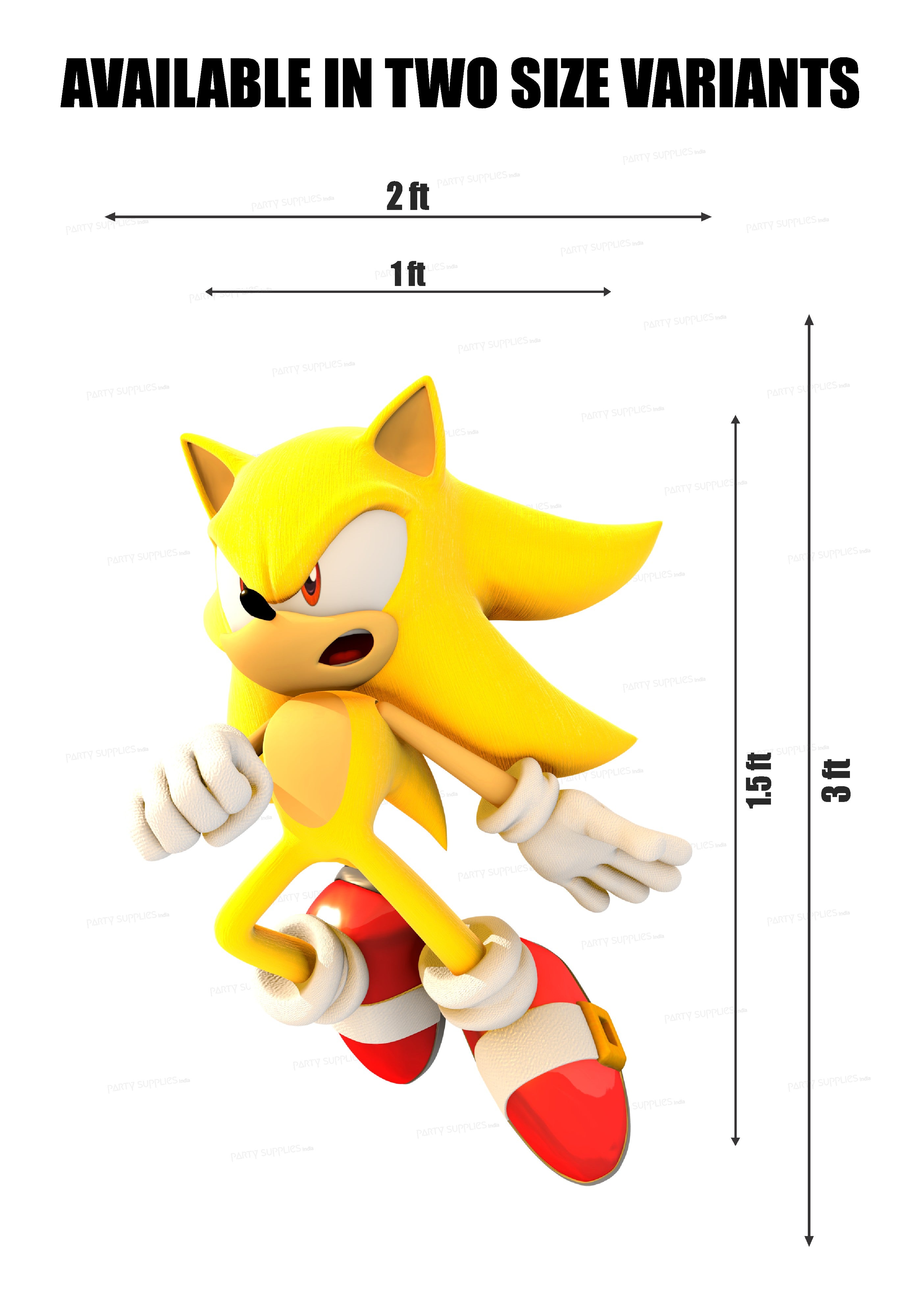 SONIC THE HEDGEHOG THEME Cutout STH-01