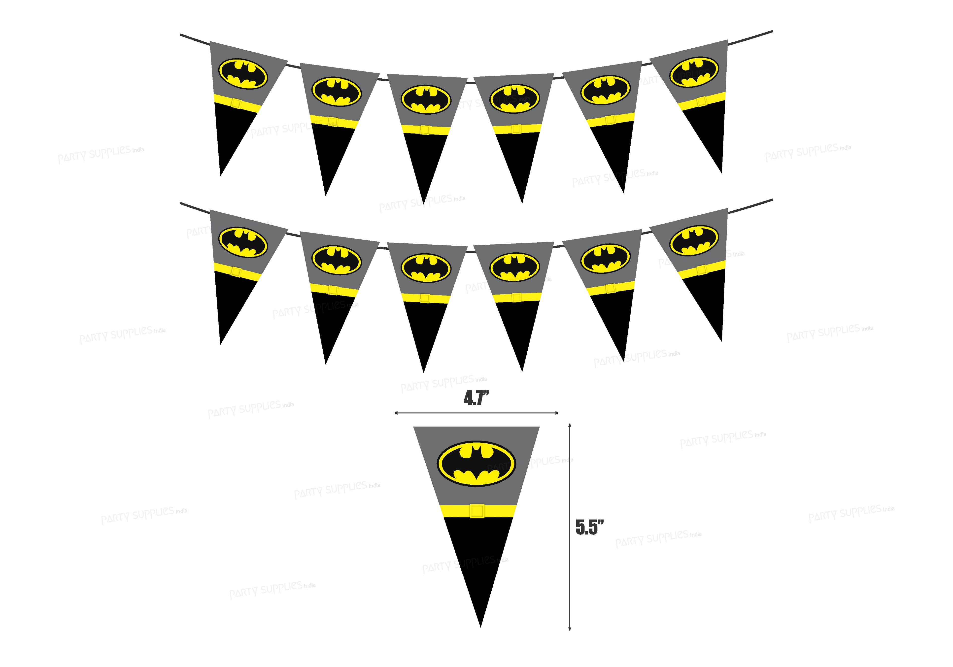 Batman Theme Flag Bunting
