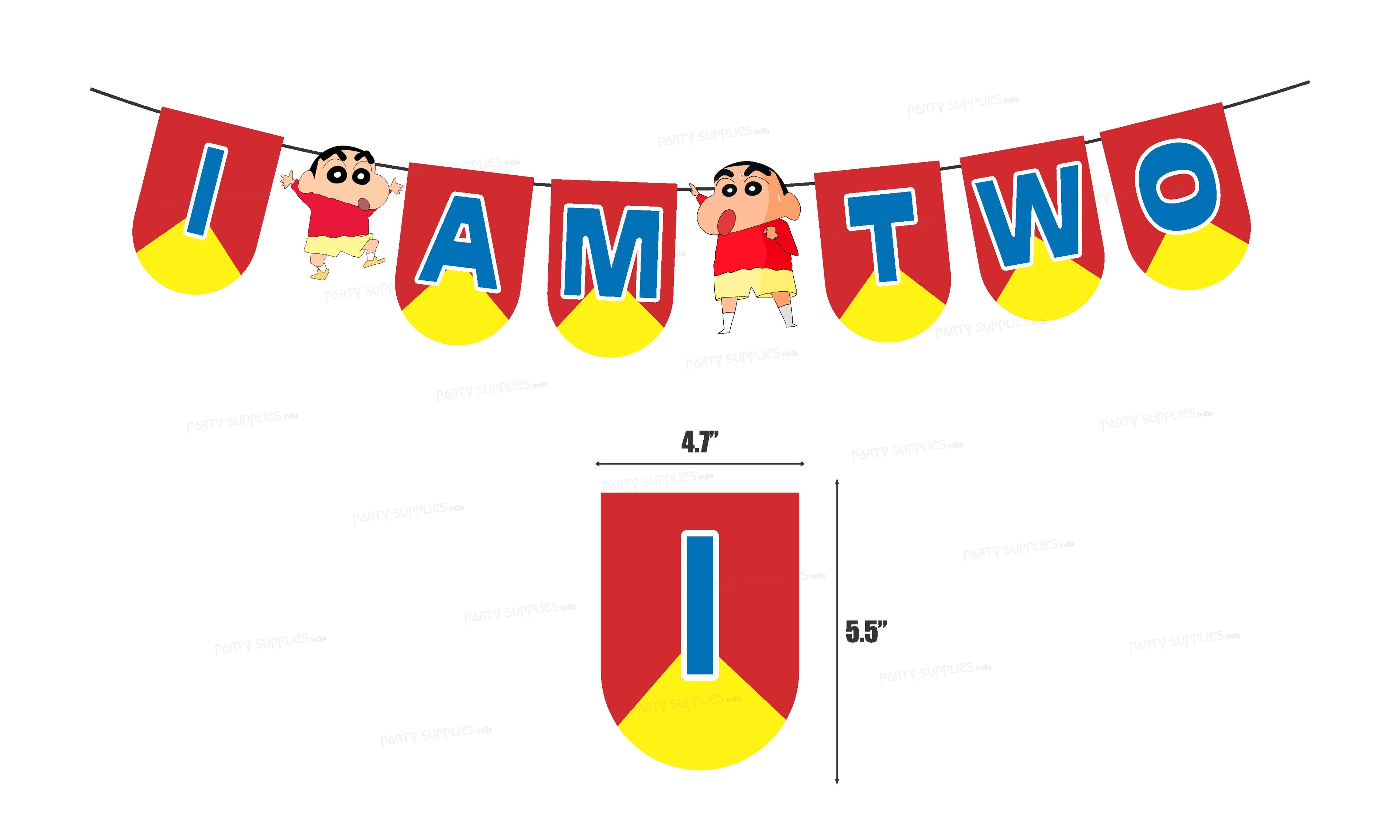 Shinchan Theme Baby Age Hanging