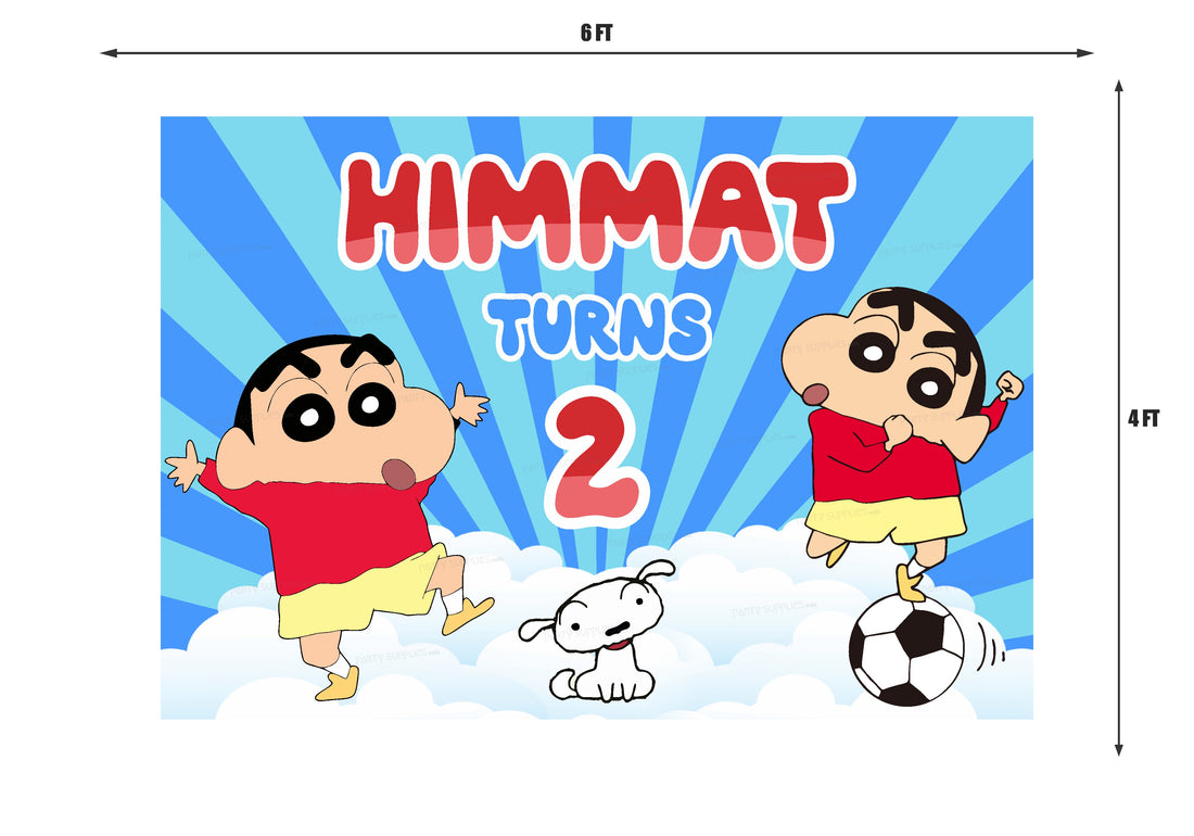 Shinchan Theme Backdrop