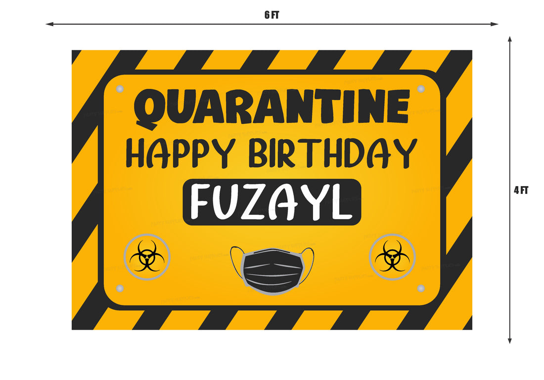 Quarantine Theme Backdrop