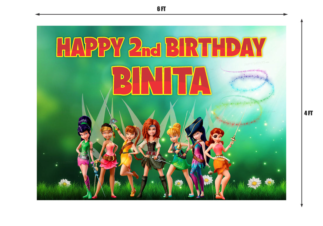 Tinker Bell Theme Premium Backdrop