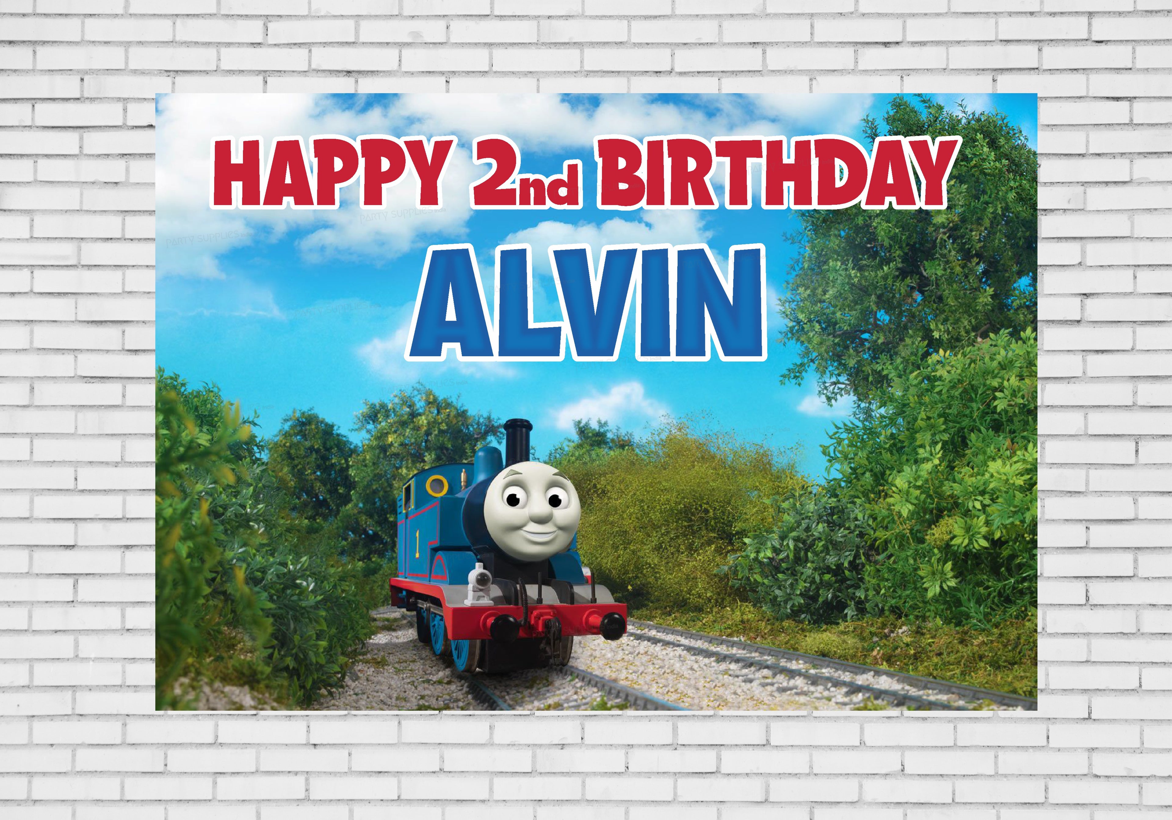 Thomas and Friends Theme Backdrop