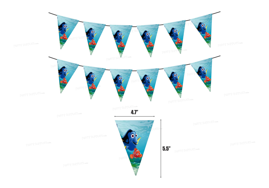 Nemo and Dory Theme Flag Bunting