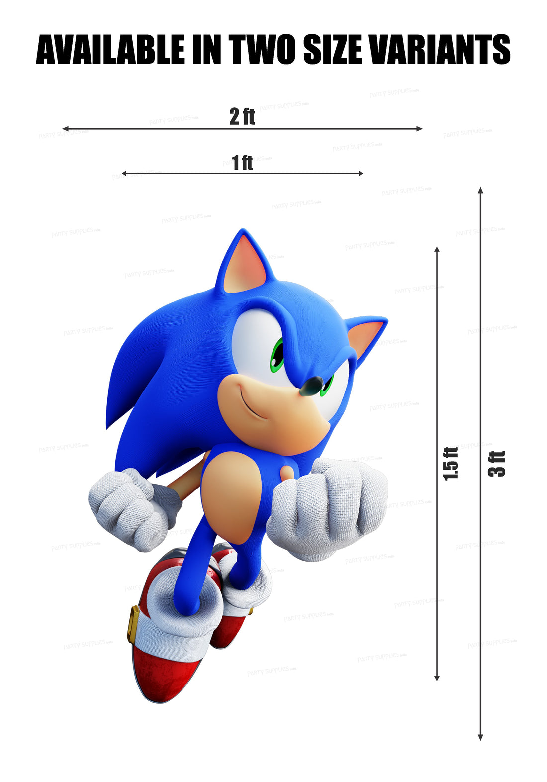 SONIC THE HEDGEHOG THEME Cutout STH-06