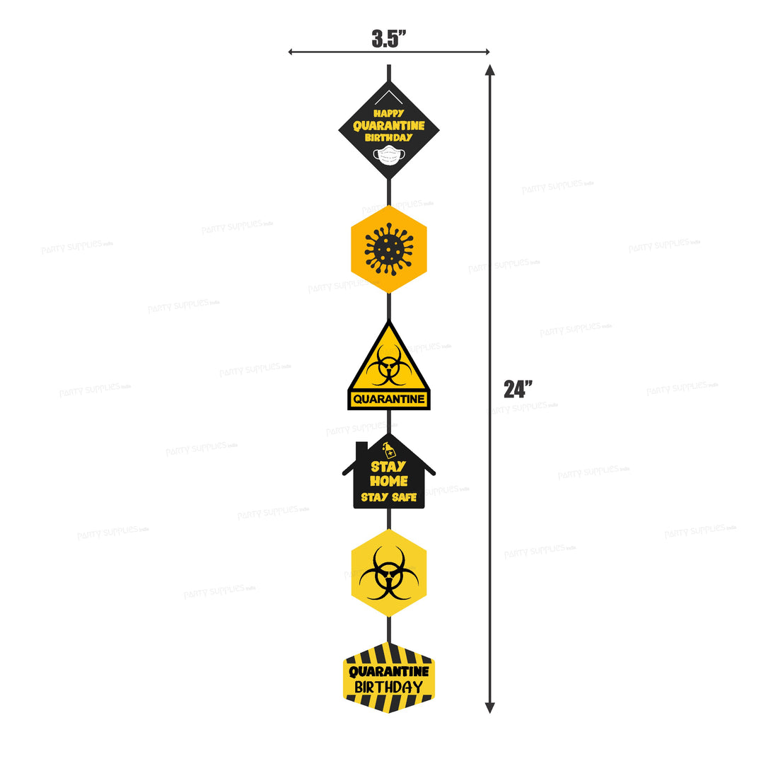 Quarantine Theme Classic Dangler