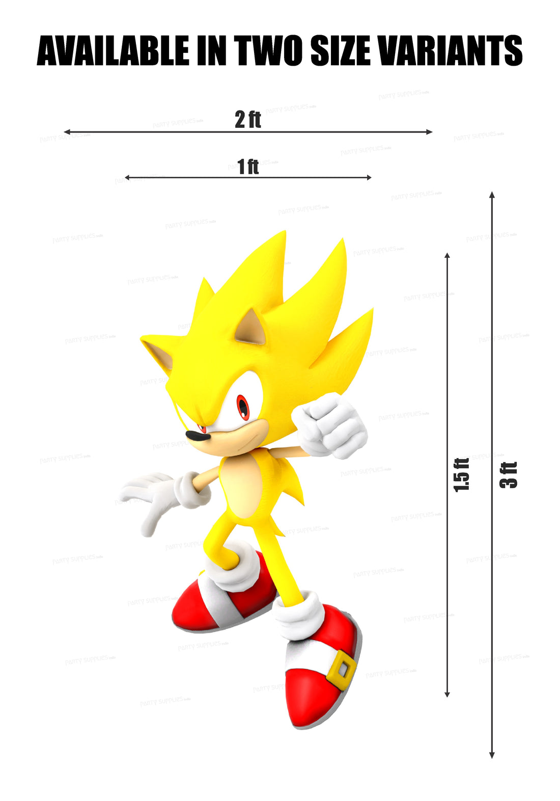 SONIC THE HEDGEHOG THEME Cutout STH-09