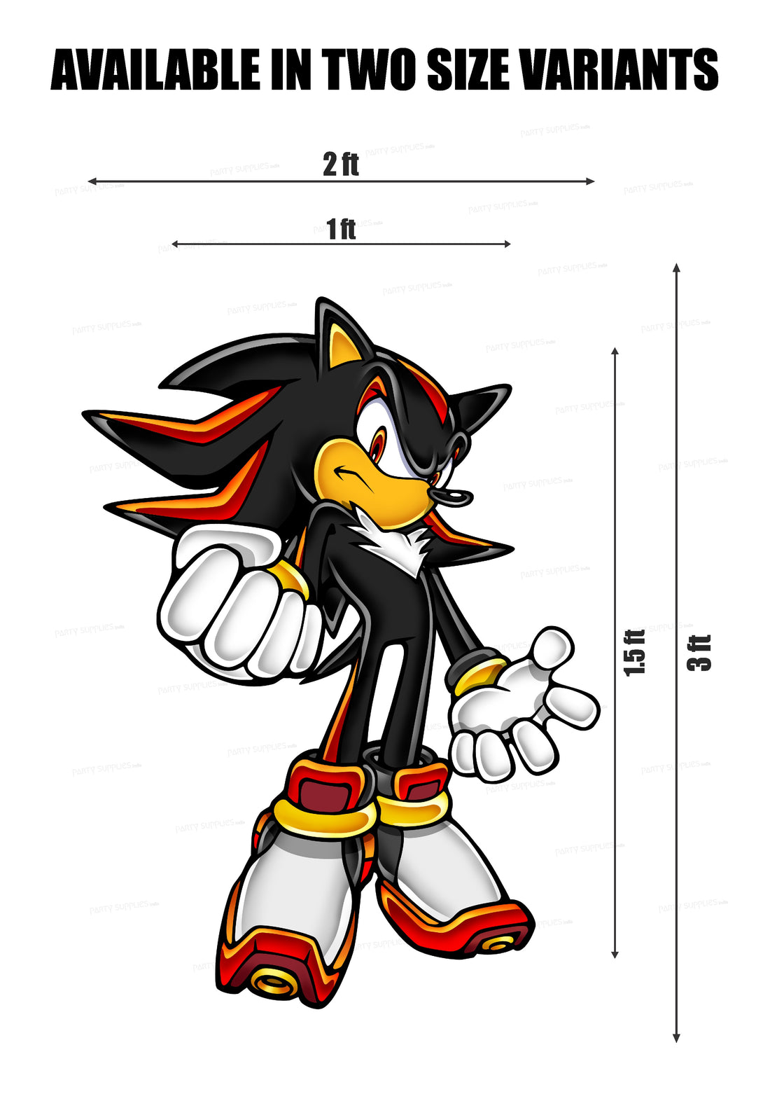 SONIC THE HEDGEHOG THEME Cutout STH-10