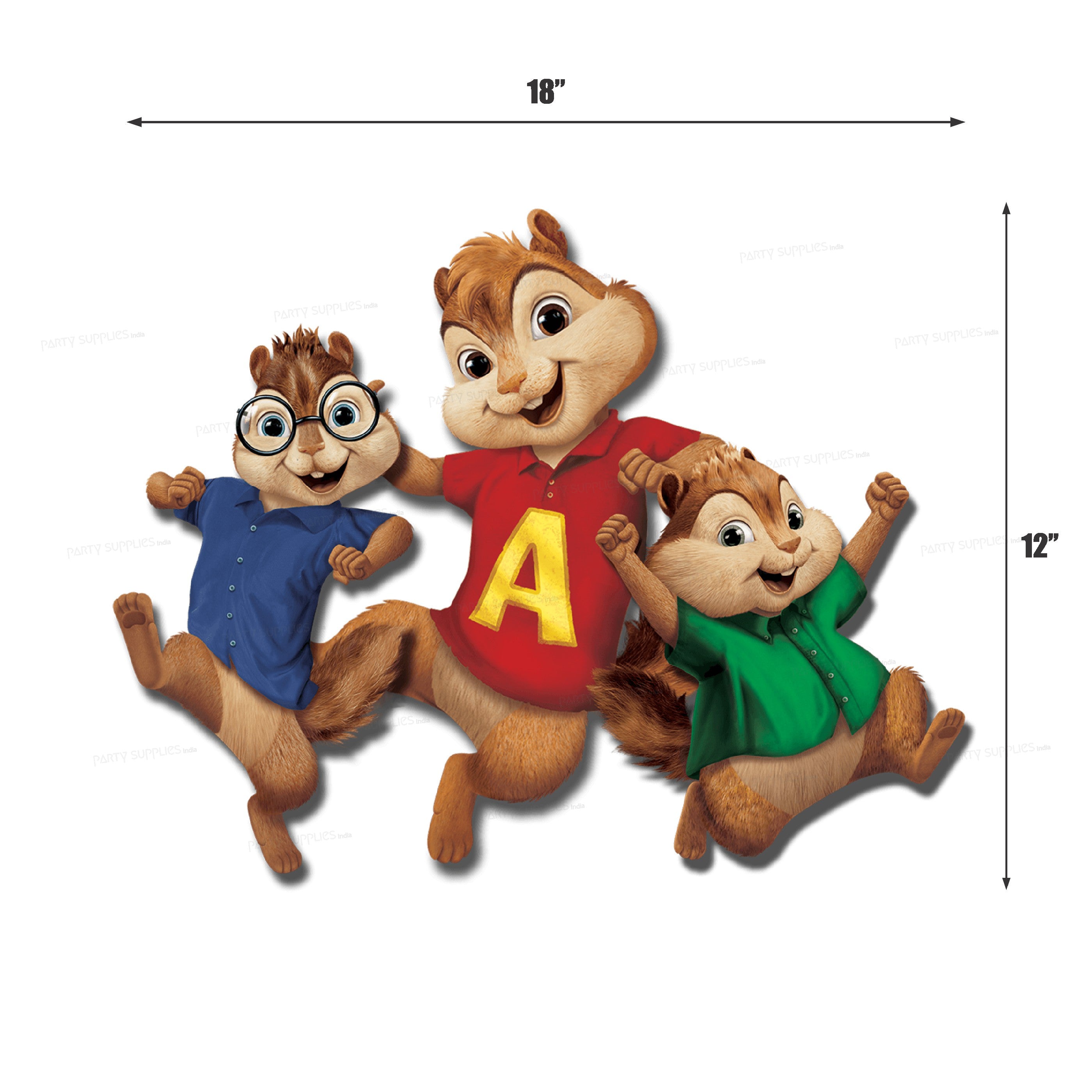 Alvin and Chipmunks Theme Cutout ALV-09