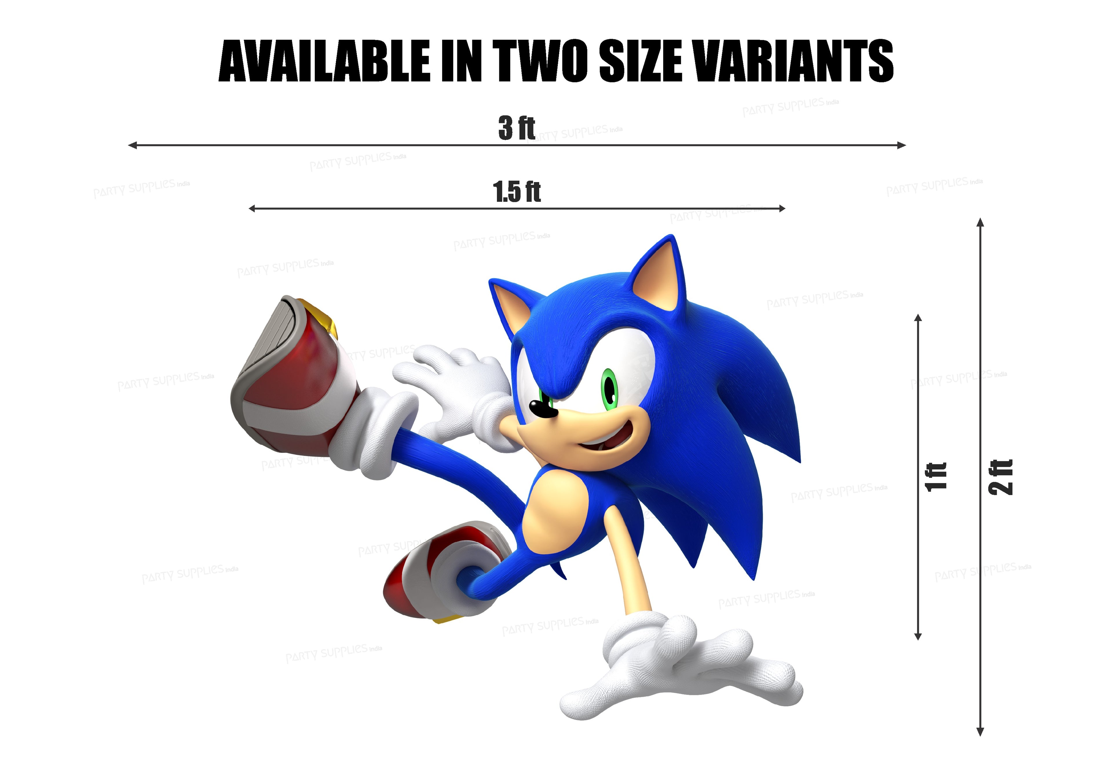 SONIC THE HEDGEHOG THEME Cutout STH-15