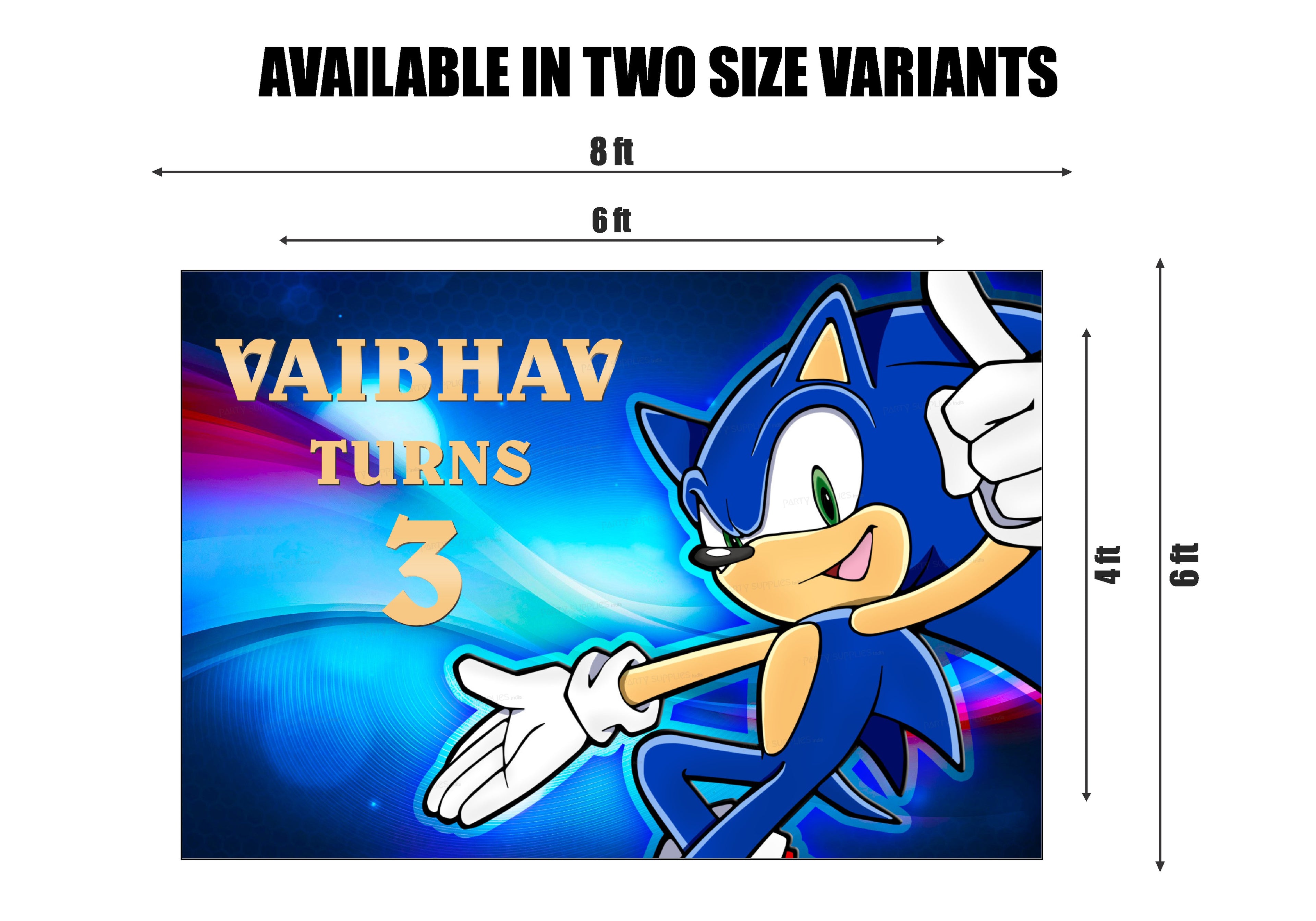 Sonic the Hedgehog Theme Classic Backdrop