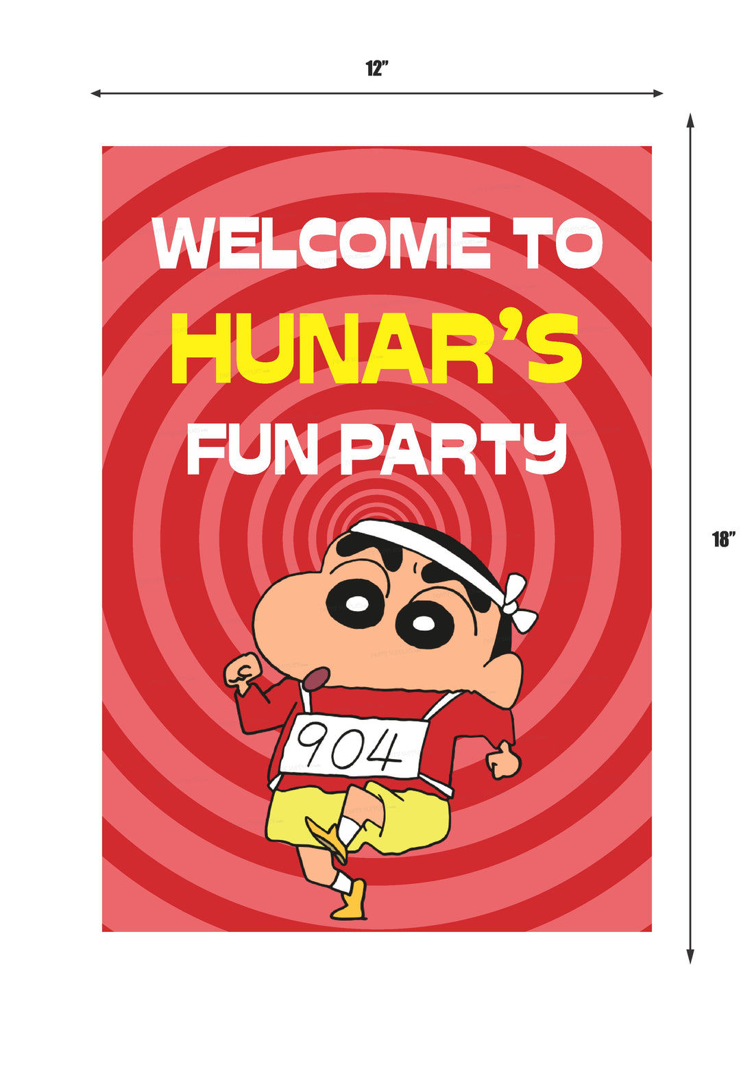 Shinchan Theme Welcome Board