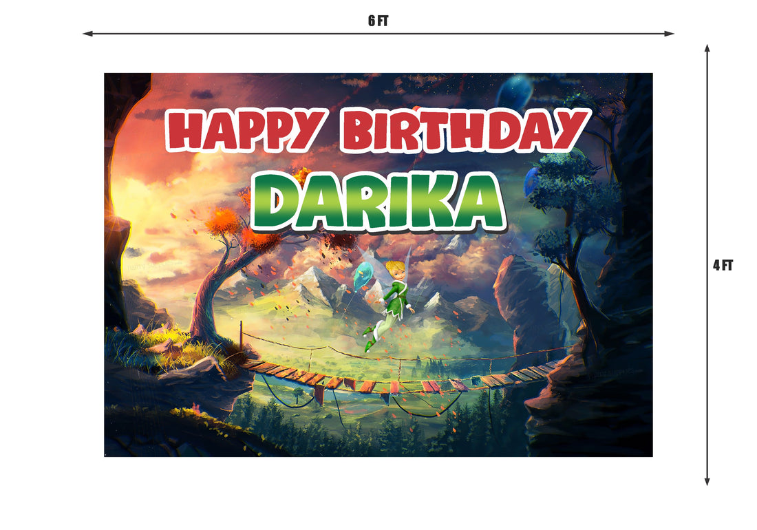 Tinker Bell Theme Backdrop