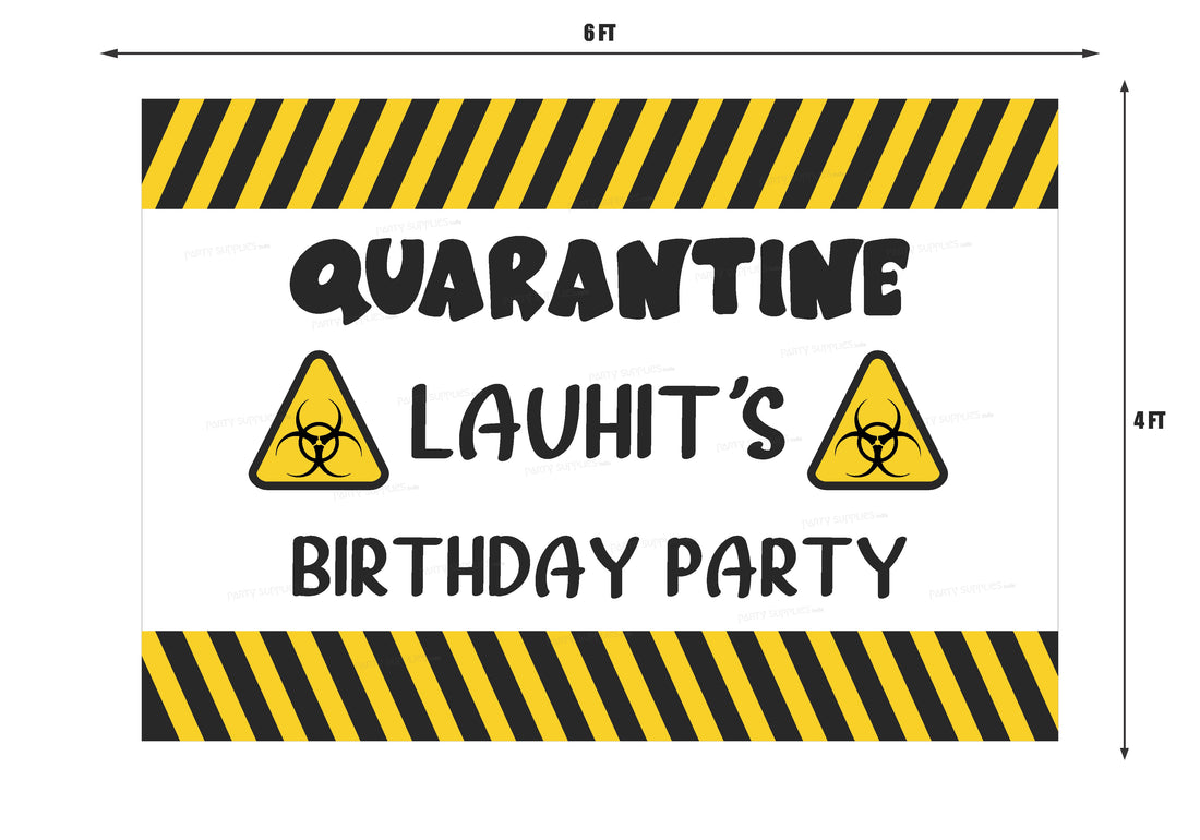 Quarantine Theme Customized Welcome Board
