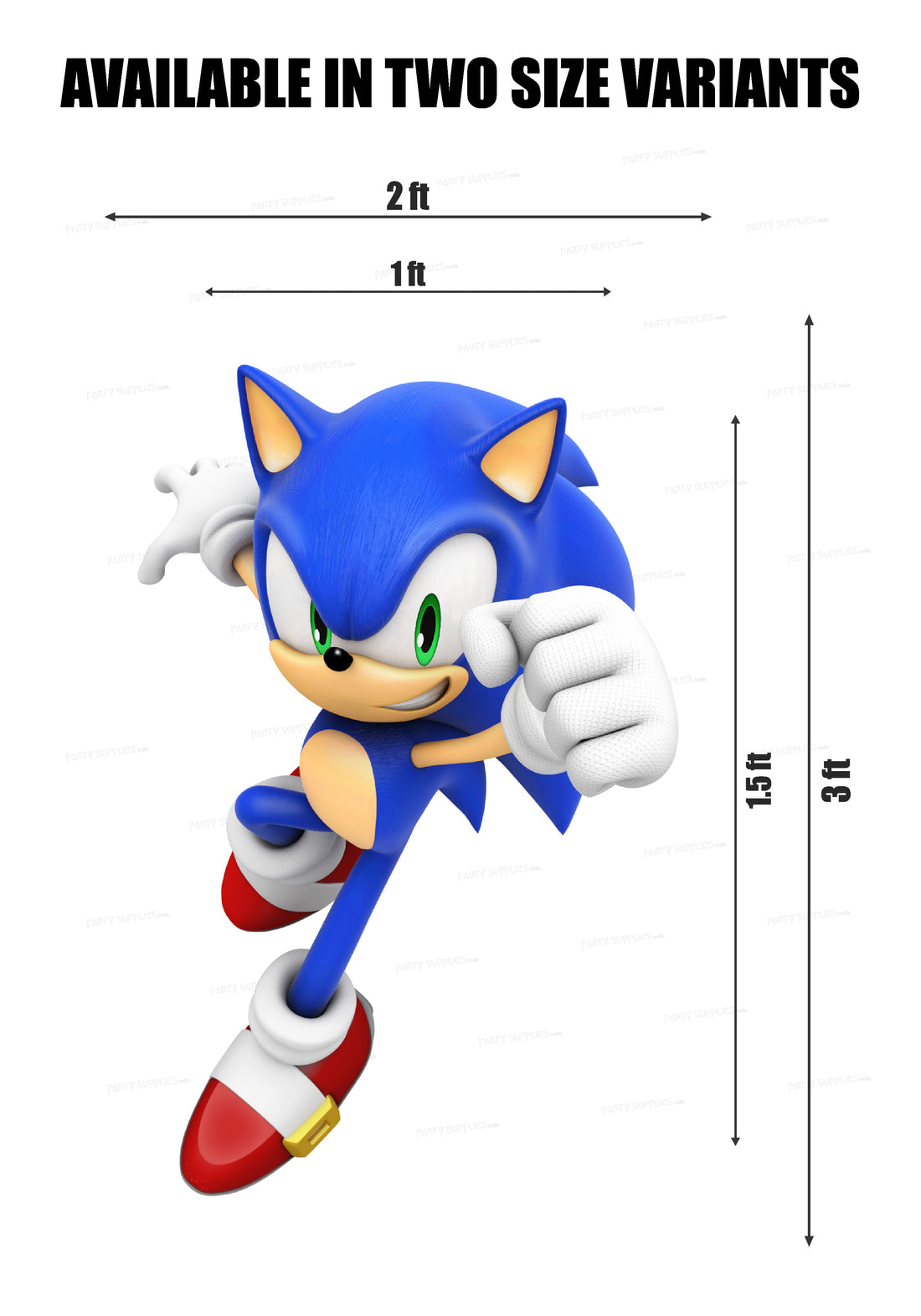 SONIC THE HEDGEHOG THEME Cutout STH-17