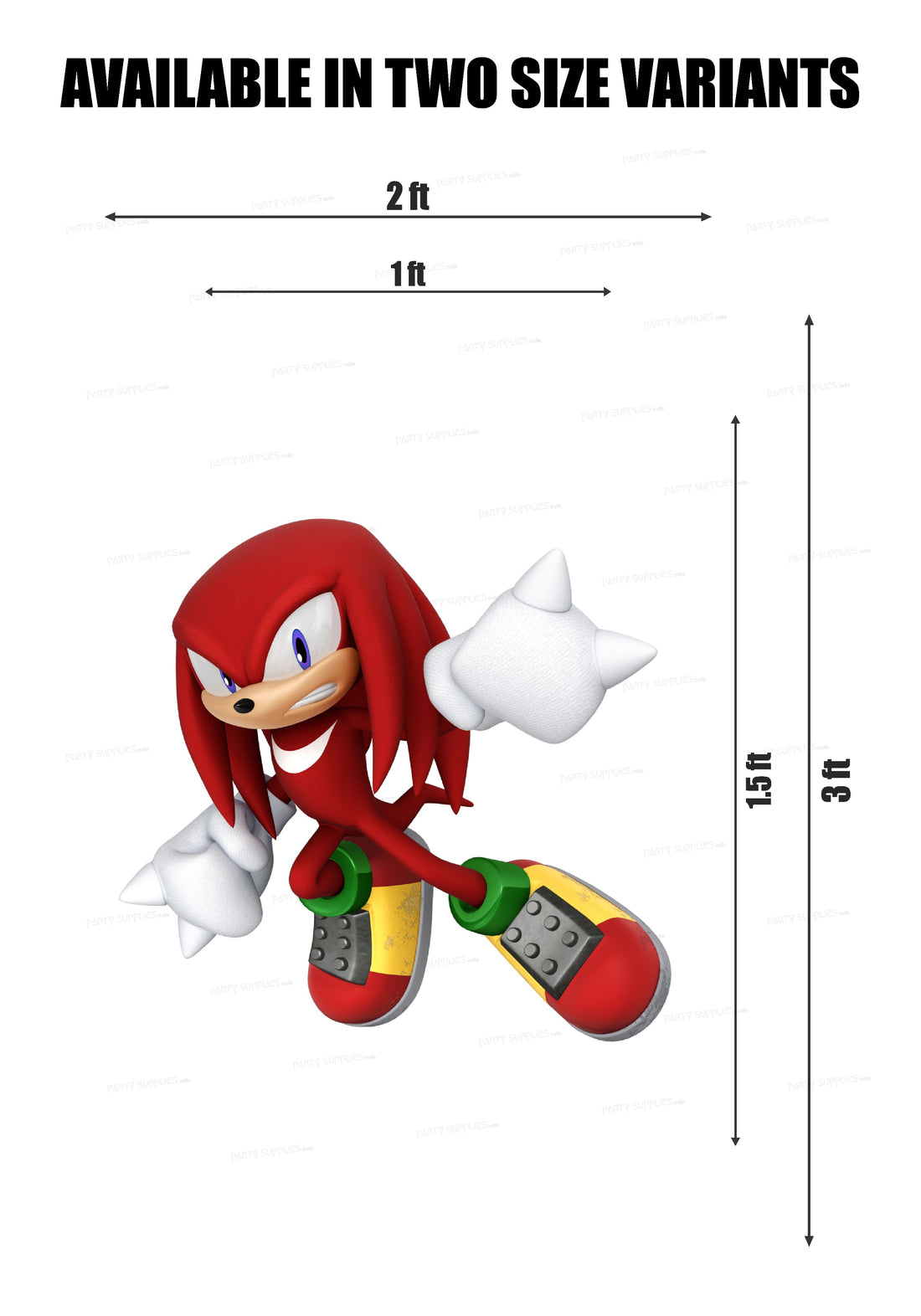 SONIC THE HEDGEHOG THEME Cutout STH-19