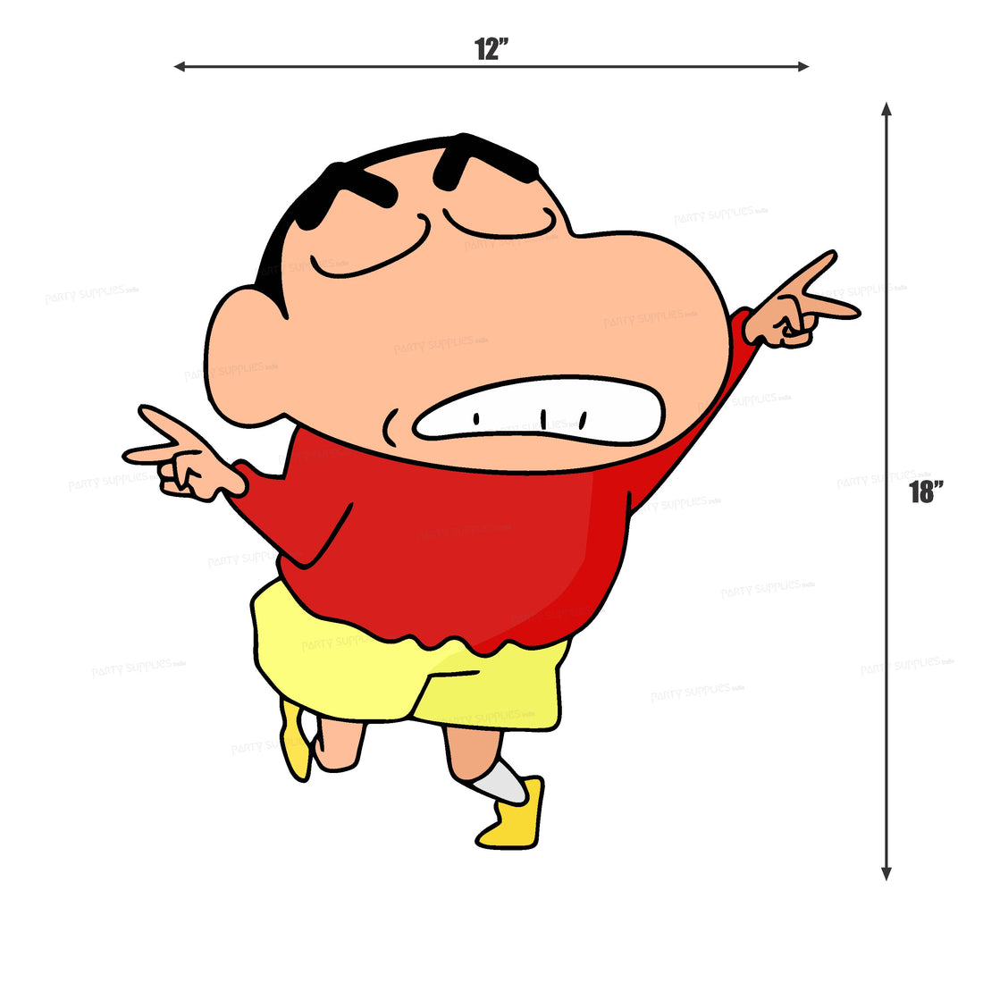 Shinchan Theme Cutout SHN-17
