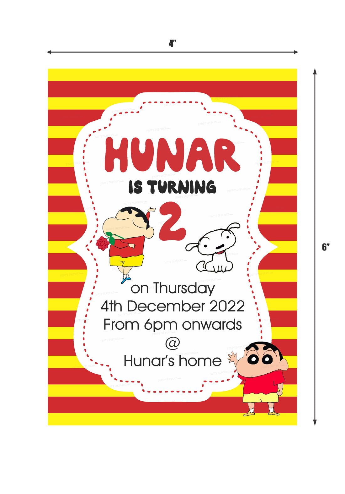 Shinchan Theme Invite